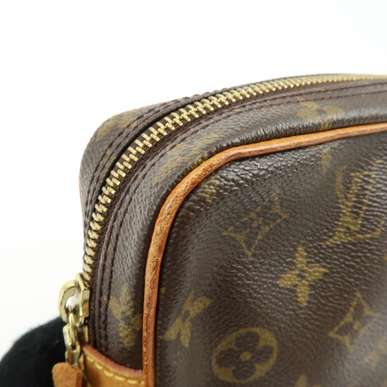 Louis Vuitton Monogram Pochette Marly Bandouliere Bag Brown M51828