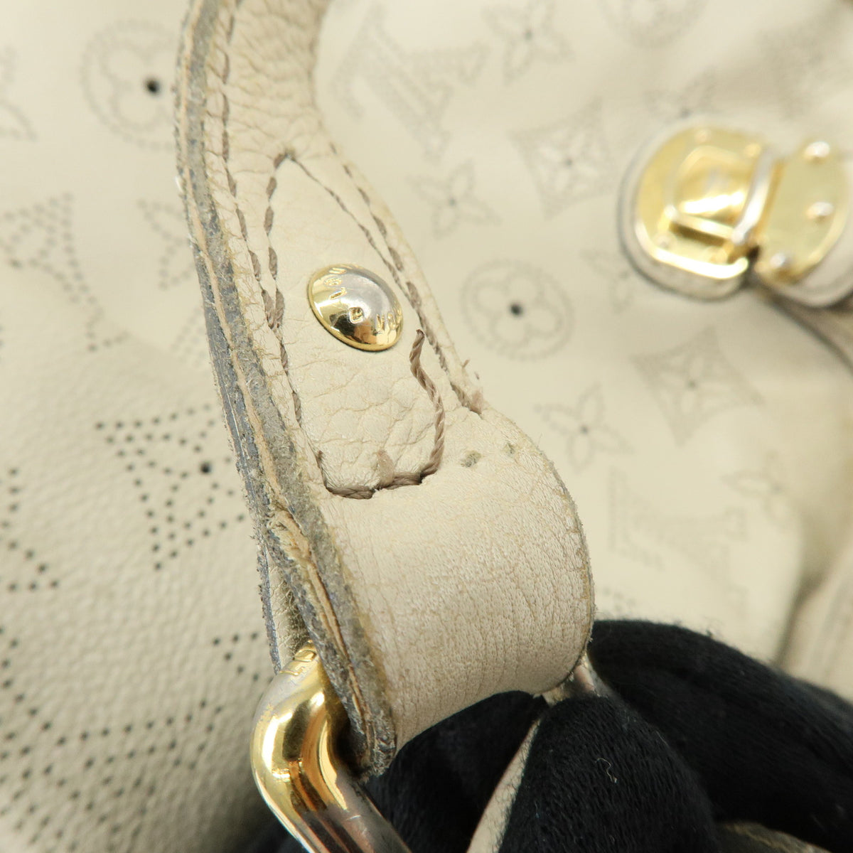 Louis Vuitton Monogram Mahina XS Shoulder Bag Gris Greige M95768