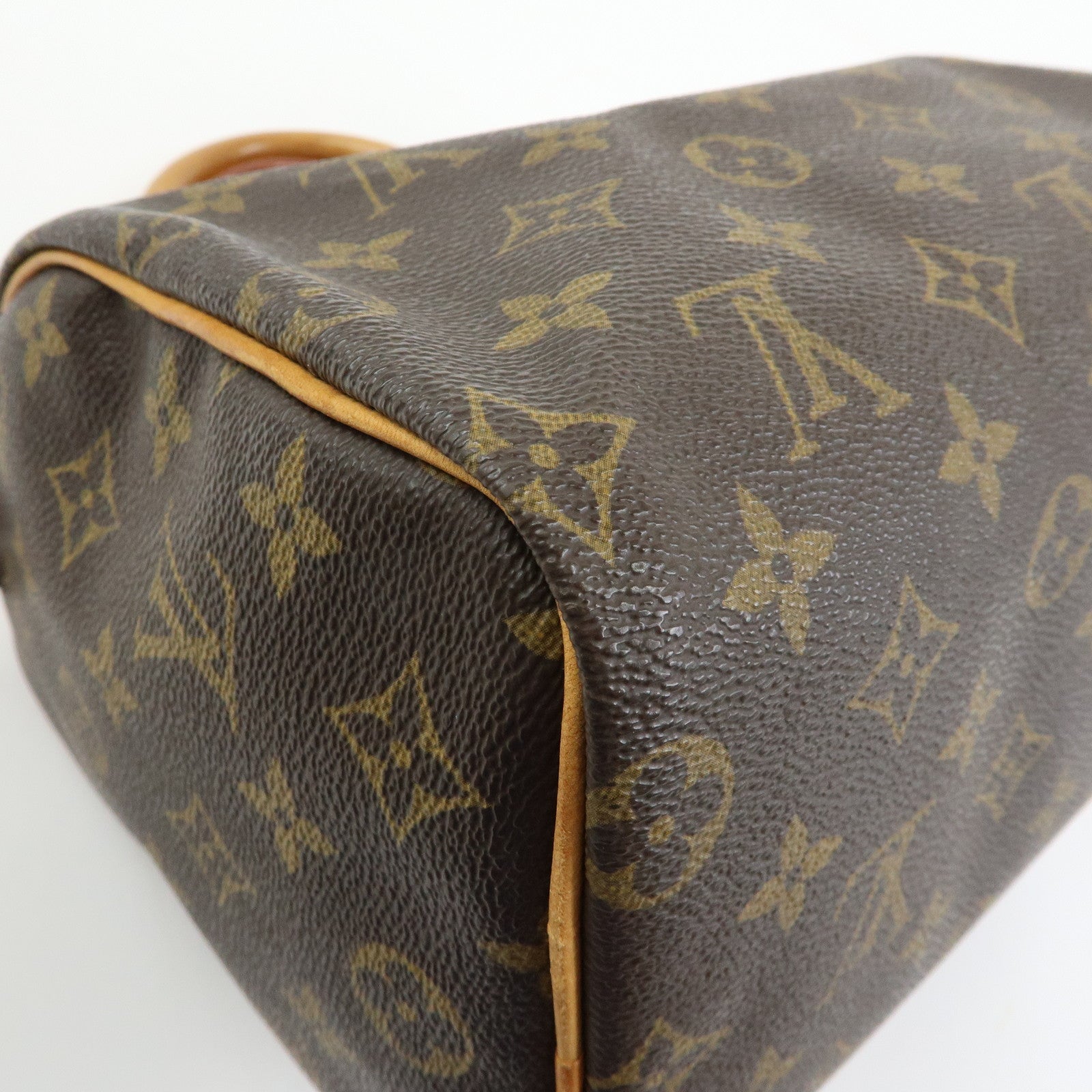 Louis Vuitton Monogram Speedy 25 Boston Bag Hand Bag Brown M41528