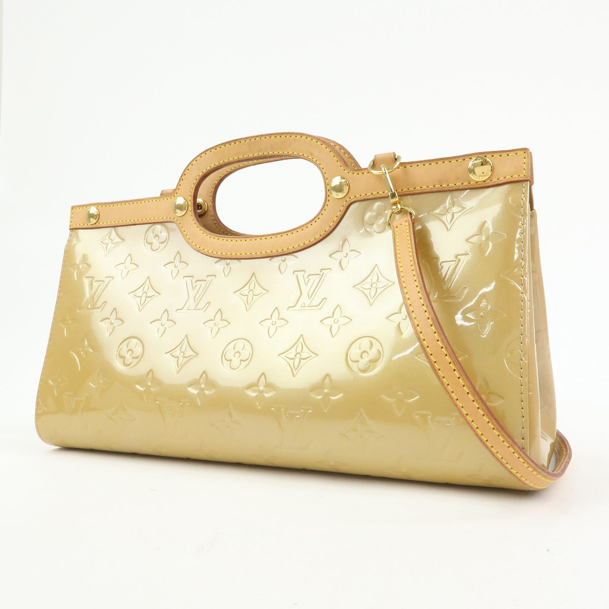 Louis Vuitton Monogram Vernis Roxbury Drive 2Way Bag Noisette M91372