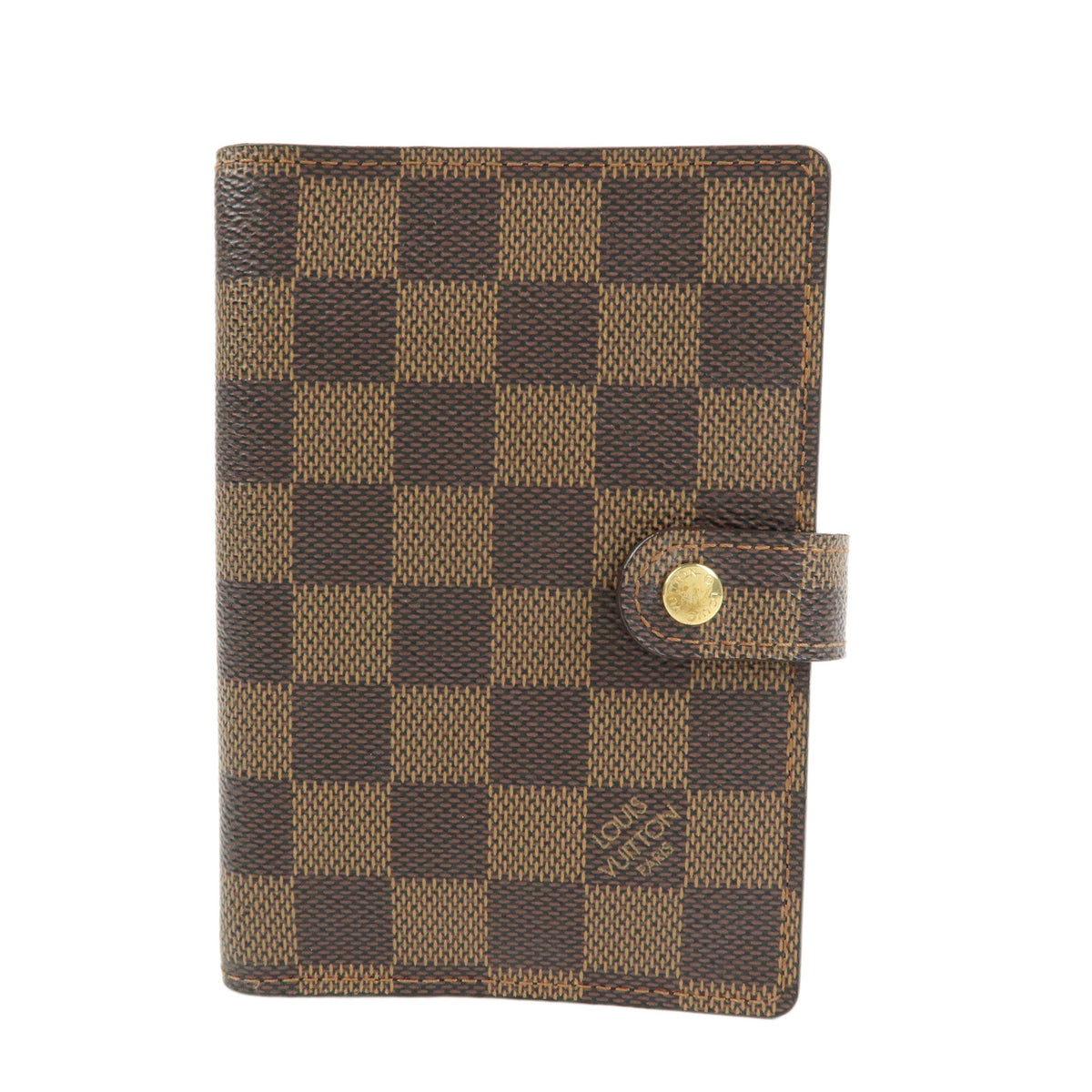 Louis Vuitton Damier Agenda PM Planner Cover Brown R20700