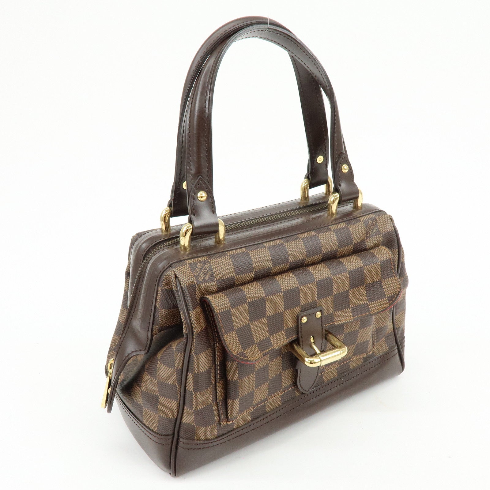 Louis Vuitton Damier Ebene Knightsbridge Boston Bag Hand Bag N51201