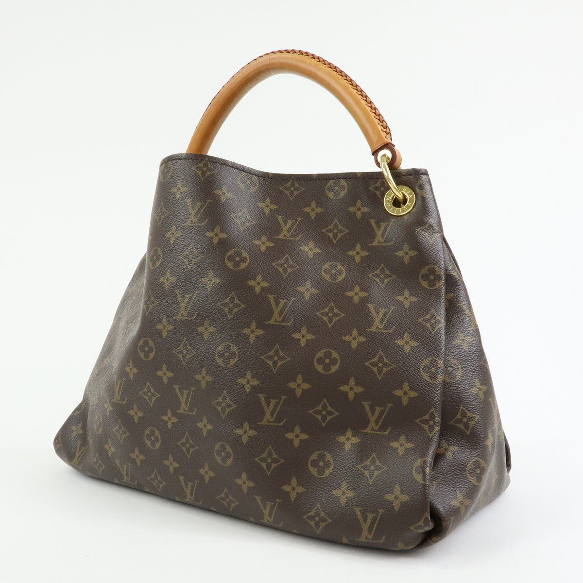 Louis Vuitton Monogram Artsy MM Shoulder Bag Brown M40249
