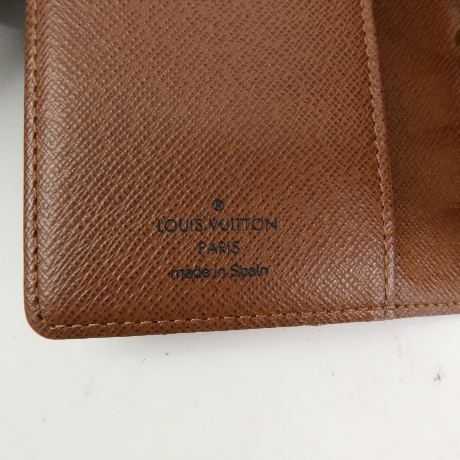 Louis Vuitton Monogram Agenda PM Planner Cover Brown R20005