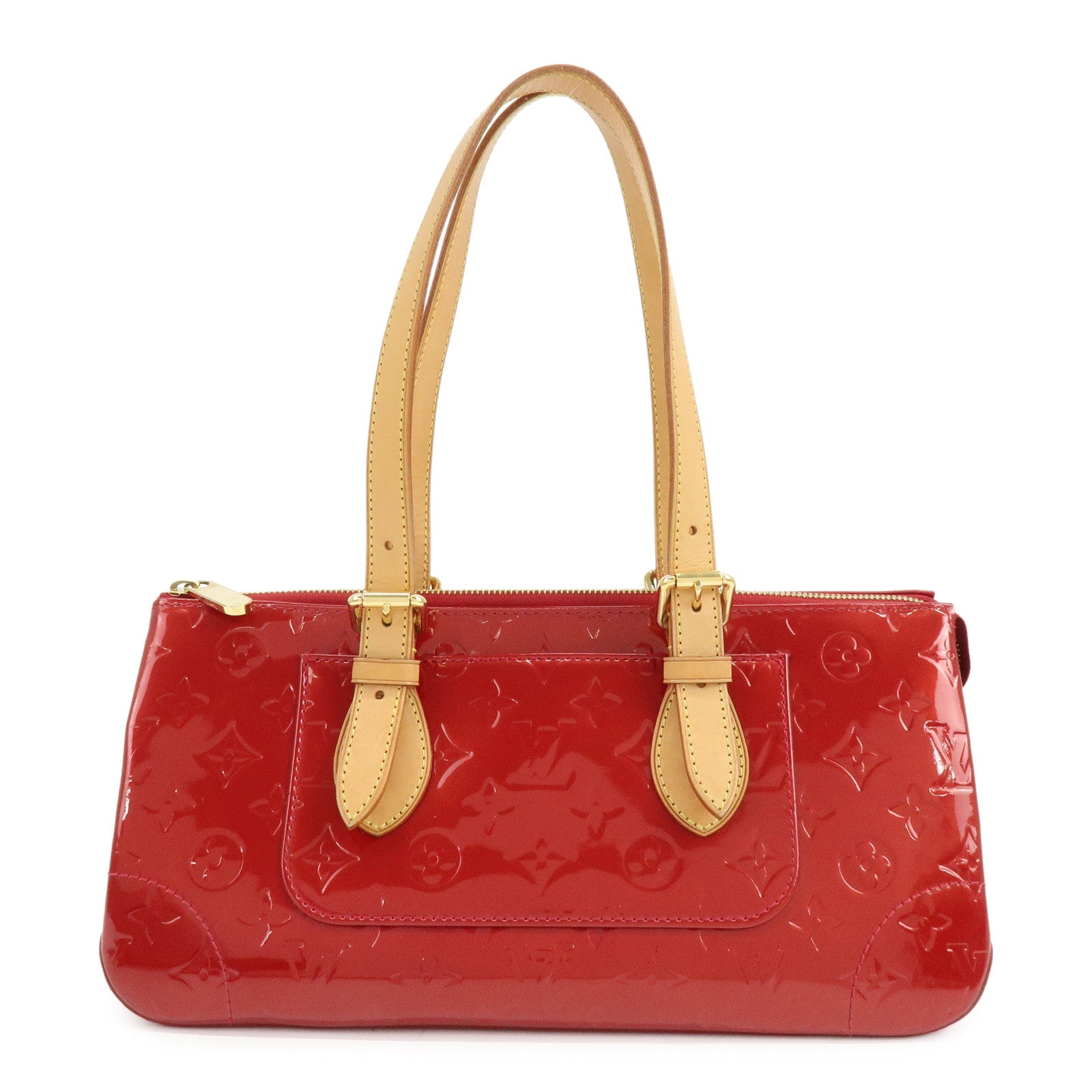 Louis Vuitton Vernis Rosewood Avenue Hand Bag Pomme D'Amour M93507