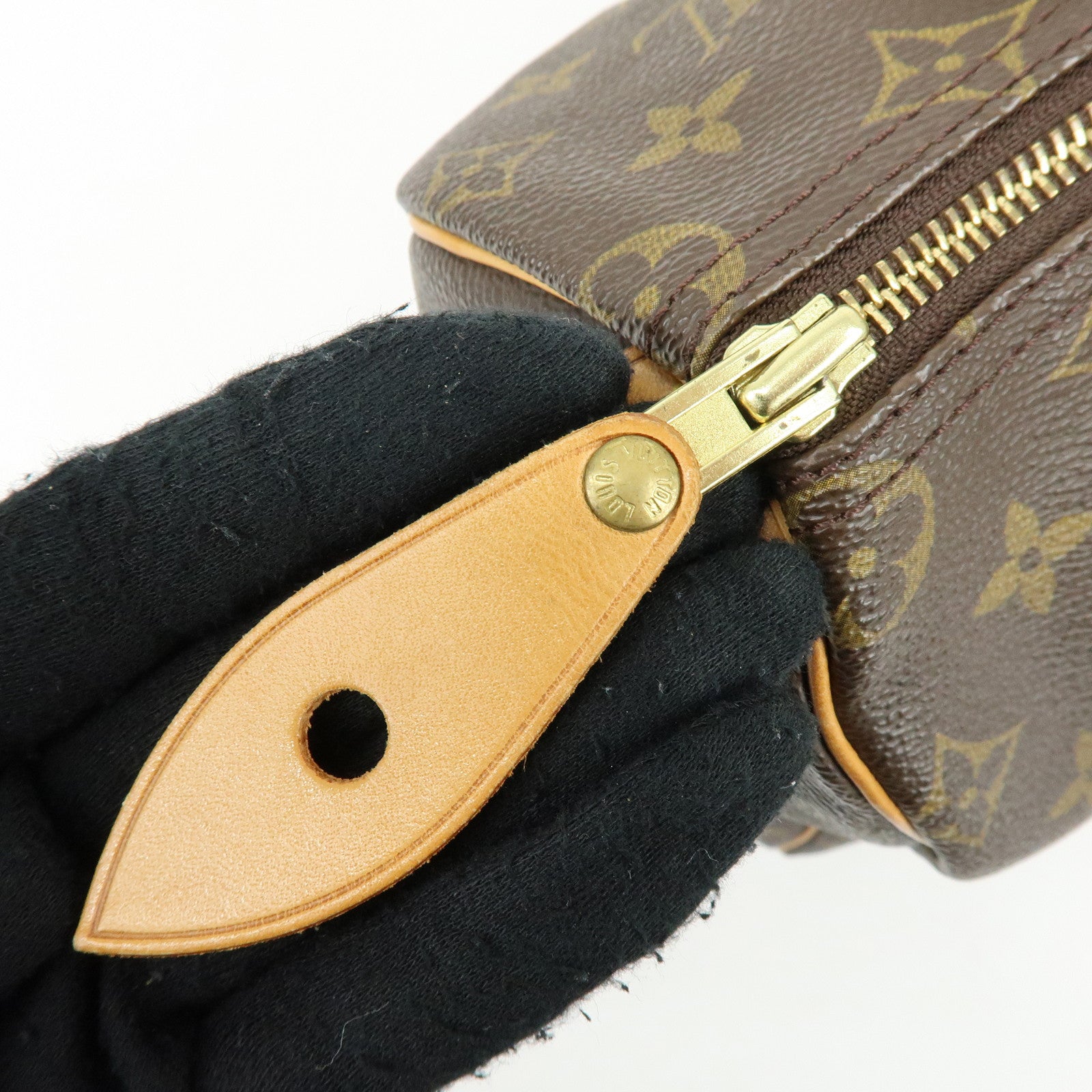 Louis Vuitton Monogram Speedy 25 Boston Bag Hand Bag Brown M41528