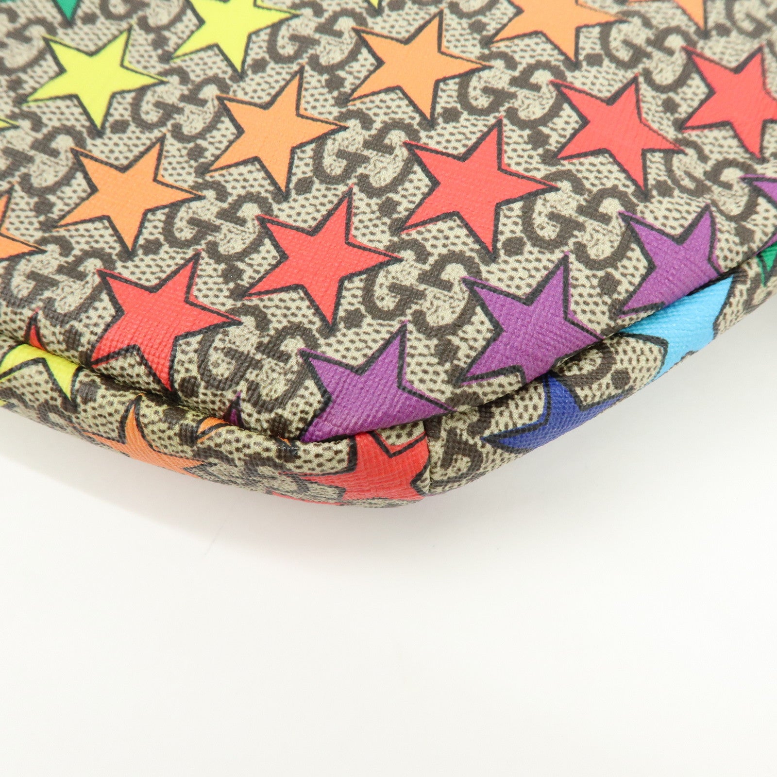 GUCCI Children's GG Supreme Body Waist Bag Multicolor Star Motif 502095