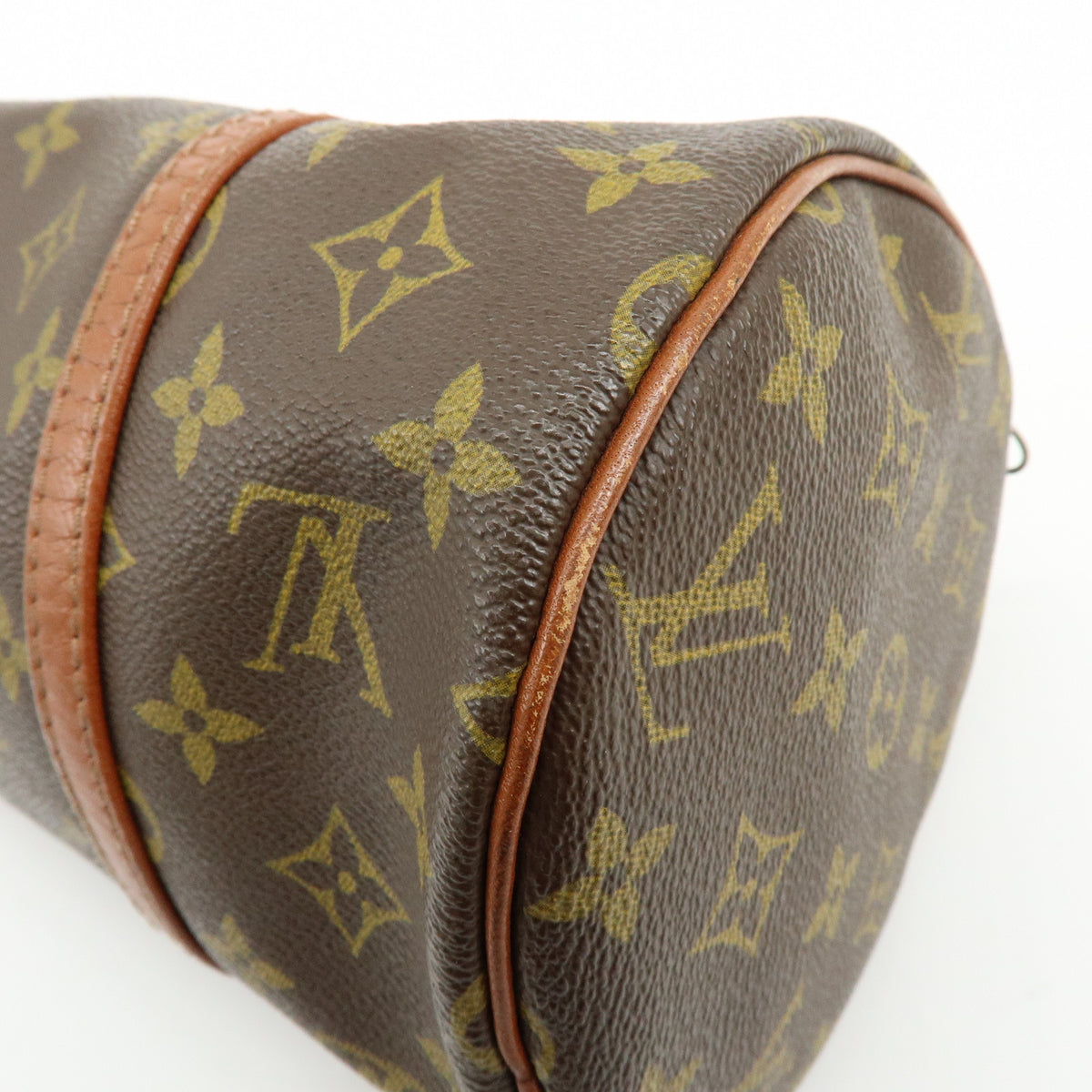 Louis Vuitton Monogram Papillon 30 Hand Bag Brown M51365