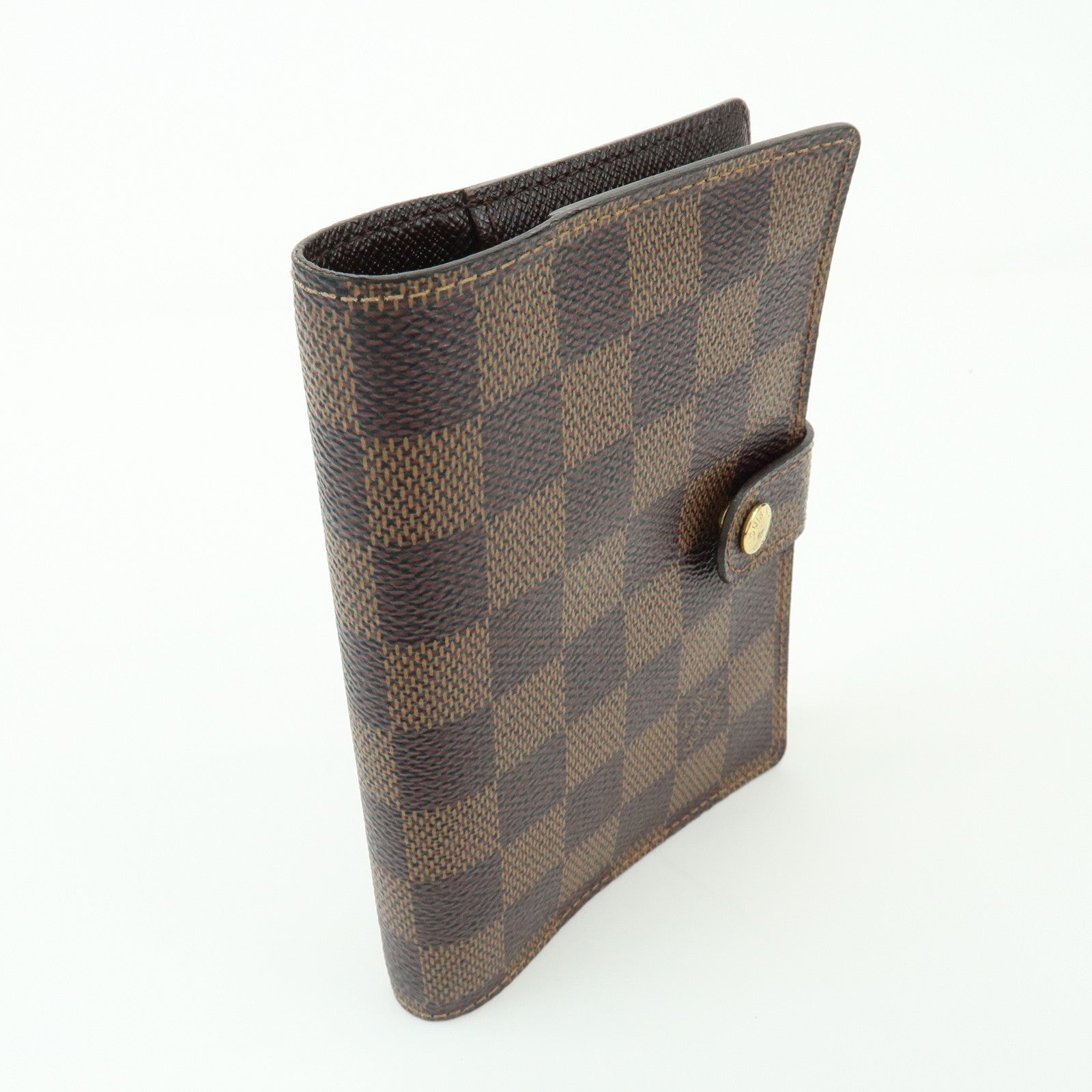 Louis Vuitton Damier Agenda PM Planner Cover Damier Ebene R20700