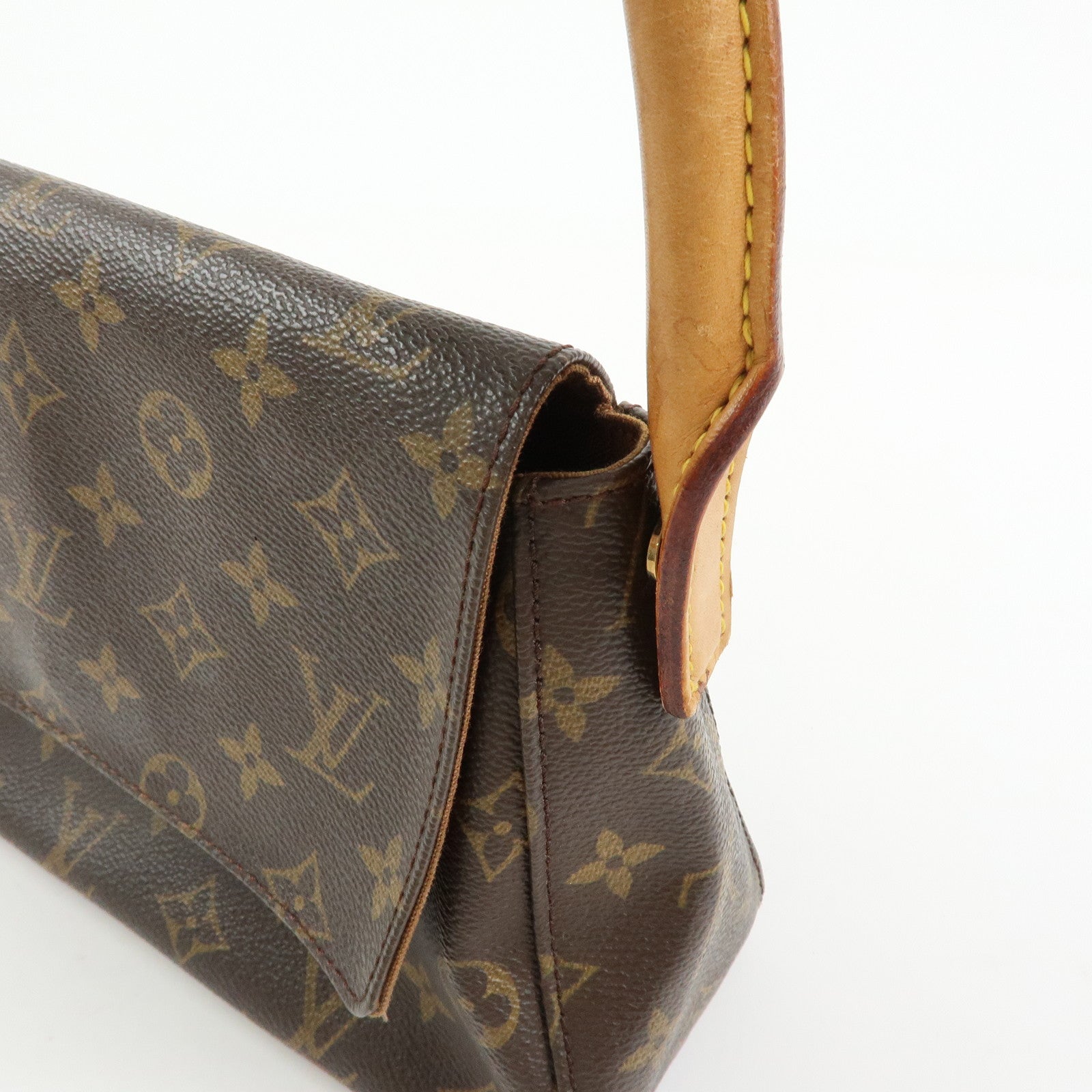 Louis Vuitton Monogram Mini Looping Shoulder Bag Brown M51147