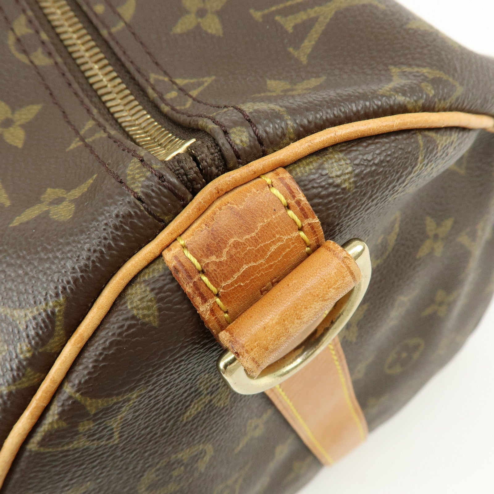 Louis Vuitton Keep All Bandouliere 55 Boston Bag Hand Bag Brown M41414