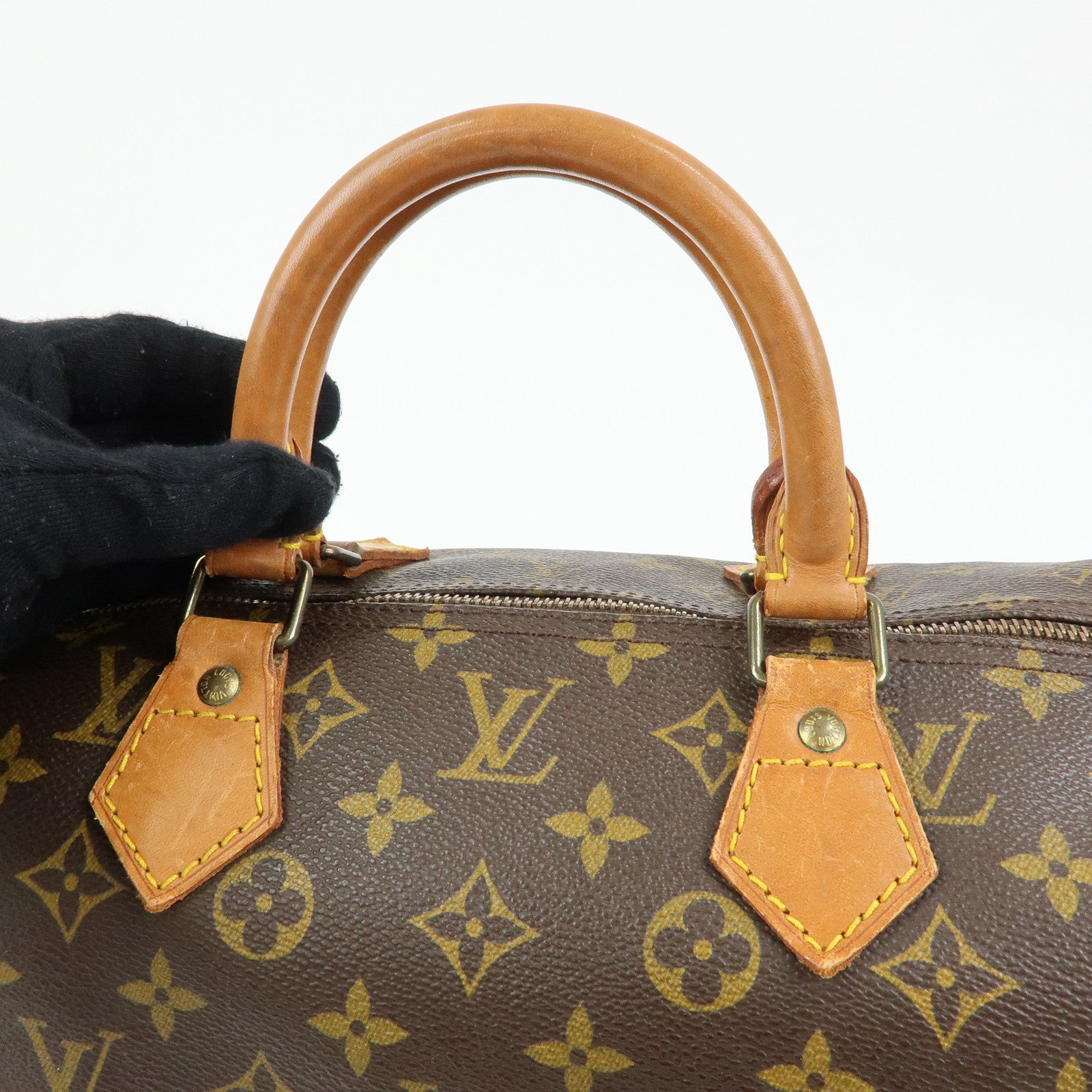 Louis Vuitton Monogram Speedy 40 Boston Bag Hand Bag Brown M41106