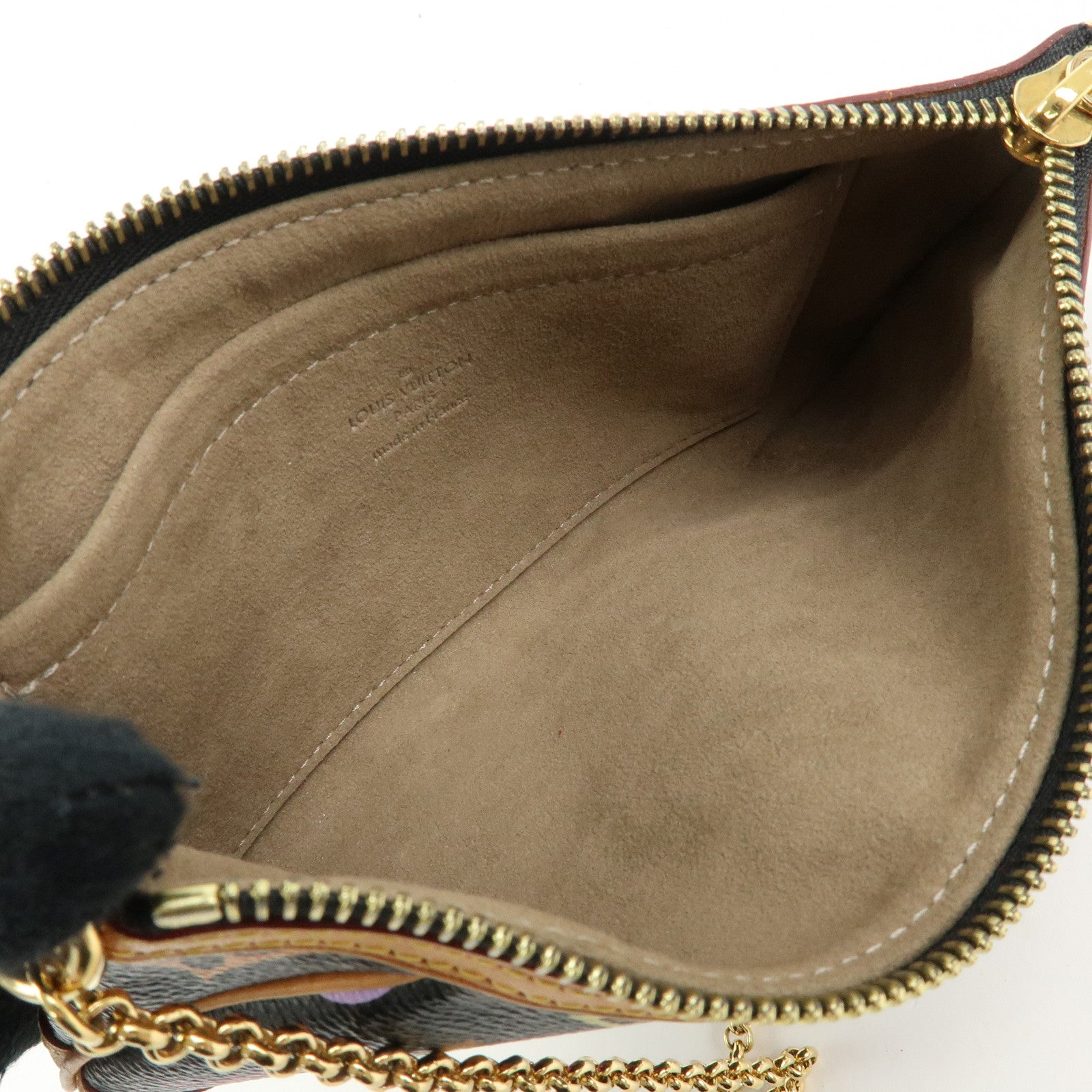 Louis Vuitton Monogram Multicolor Pochette Milla MM Pouch Noir M60097