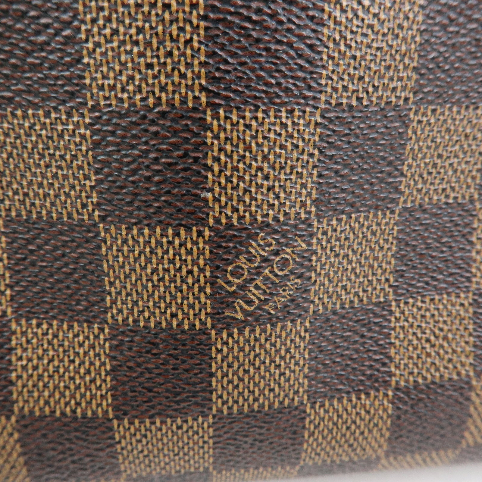 Louis Vuitton Damier Pochette Cosmetic PM Pouch Brown N47516