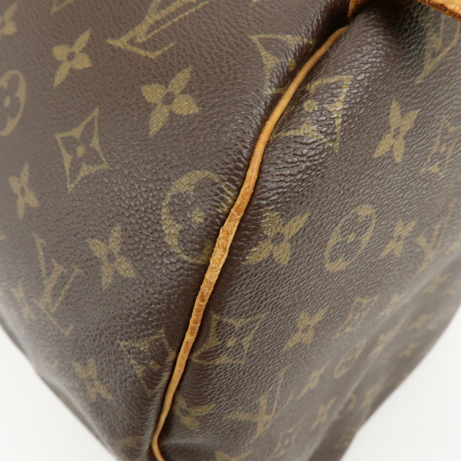 Louis Vuitton Monogram Keep All 55 Boston Bag Hand Bag Brown M41424