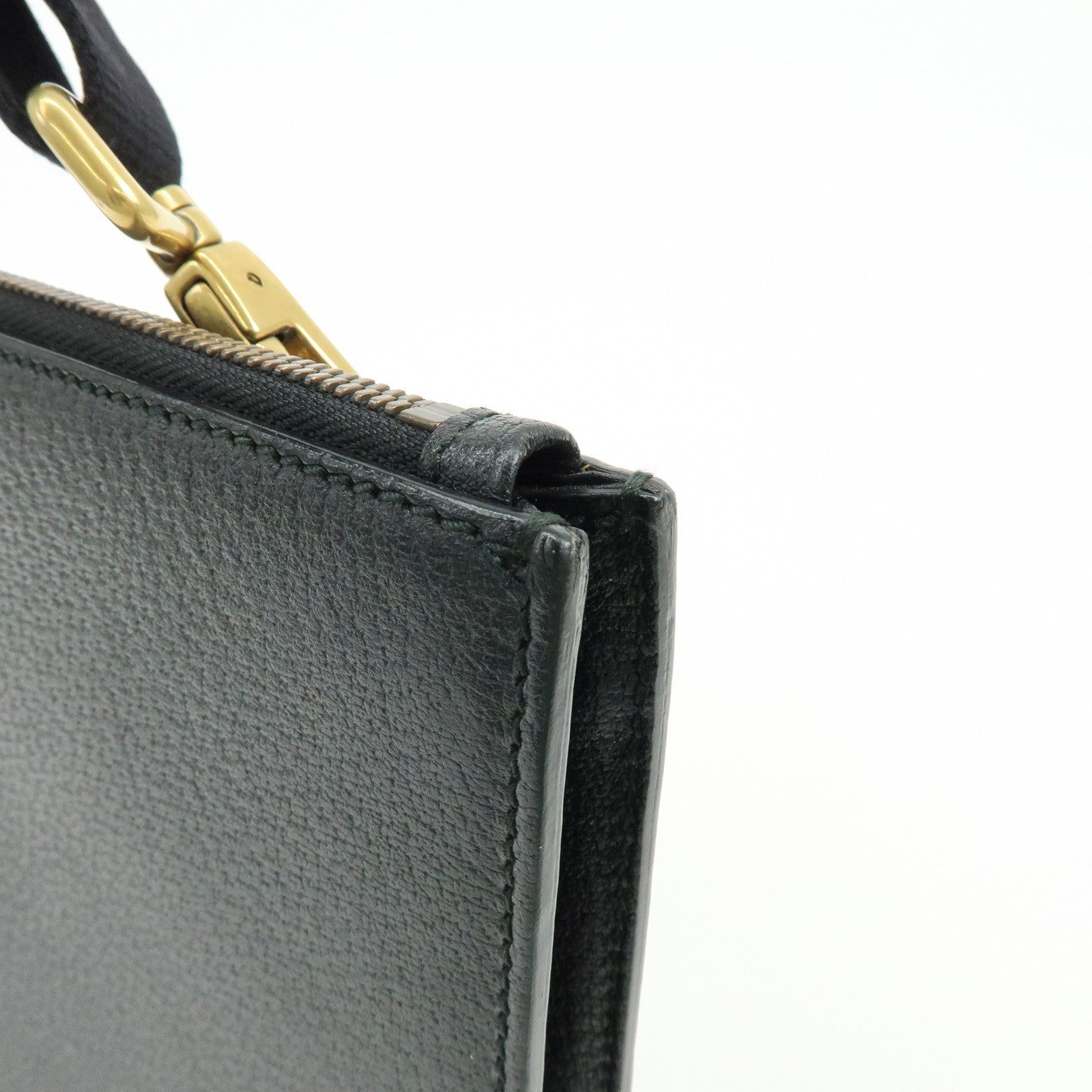 GUCCI Sherry Leather 2Way Shoulder Crossbody Bag  Black 450976