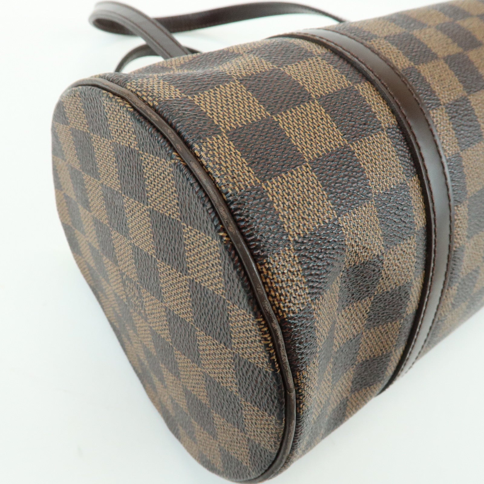 Louis Vuitton Damier Ebene Papillon 30 Hand Bag Brown N51303