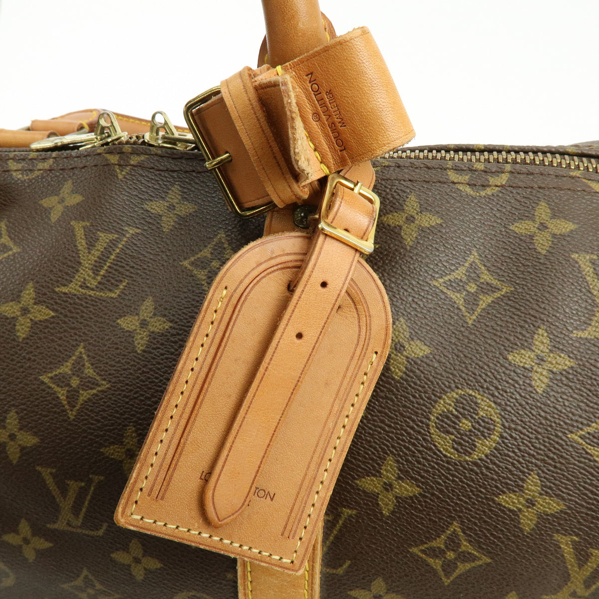 Louis Vuitton Monogram Keep All Bandouliere 55 Boston Bag M41414