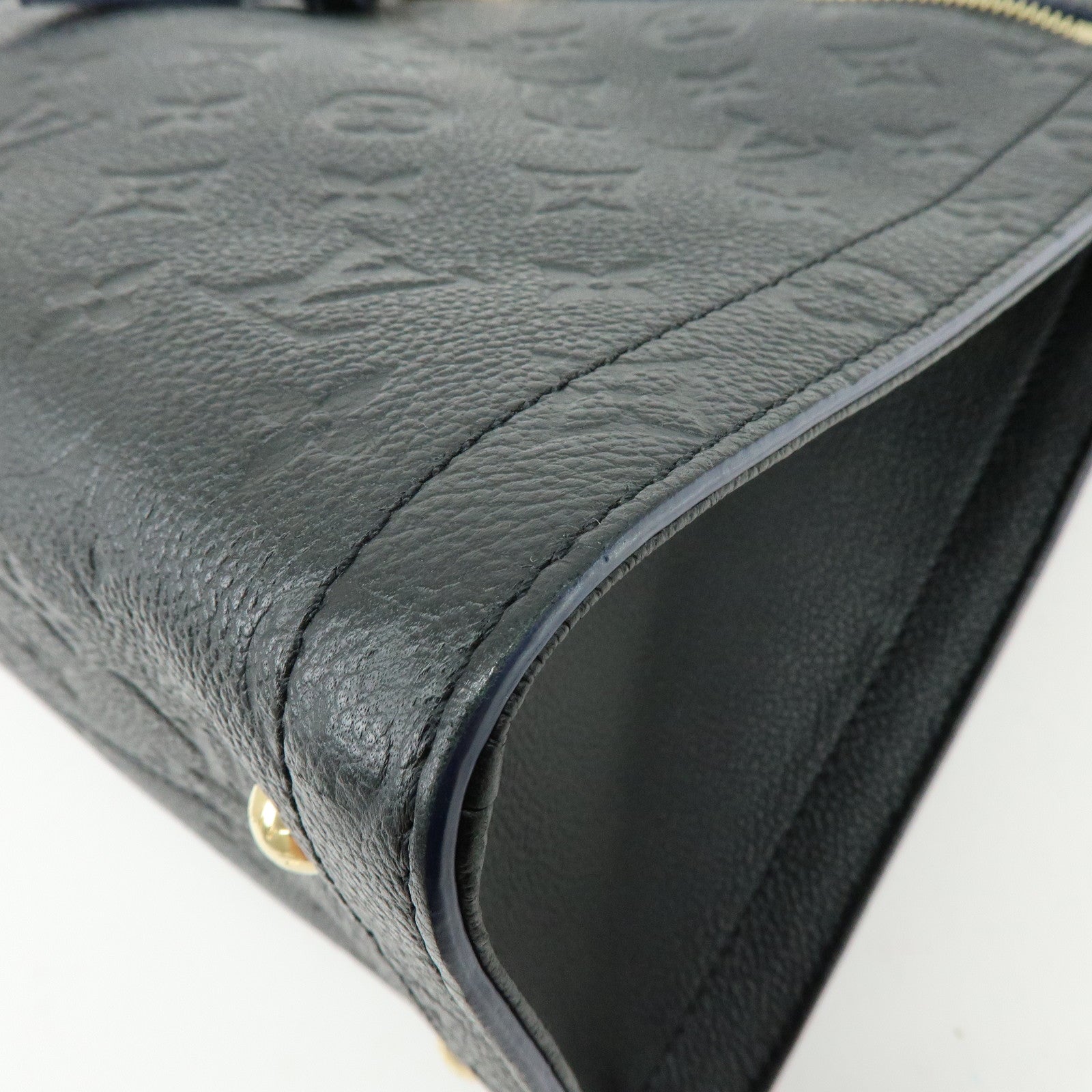 Louis Vuitton Monogram Empreinte Three PM 2Way Bag Noir M54273