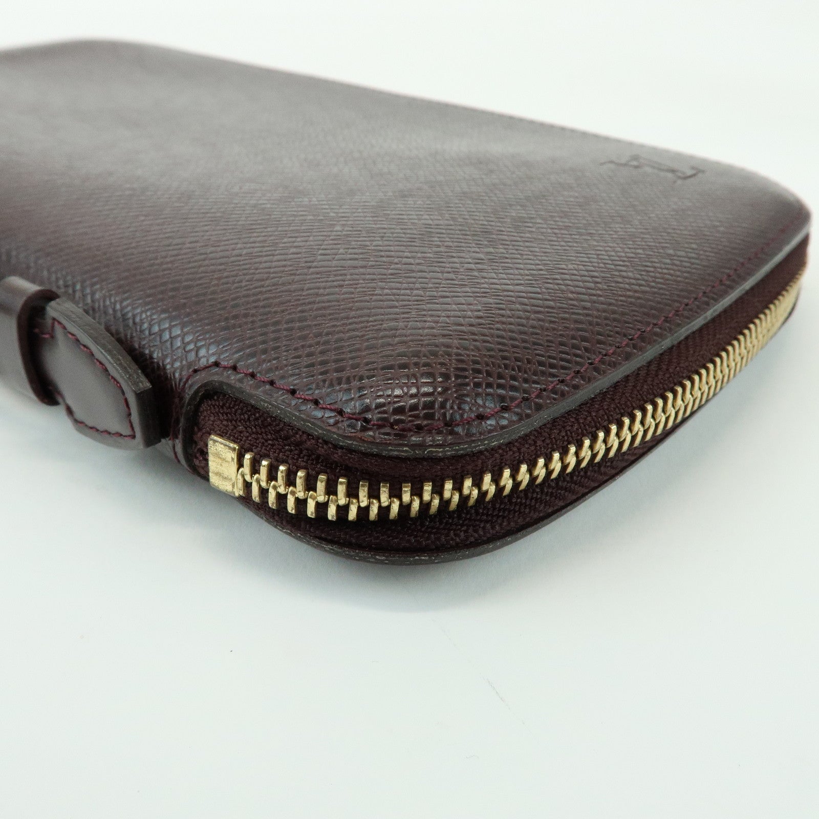 Louis Vuitton Taiga Leather Organizer Atoll Acajou M30656