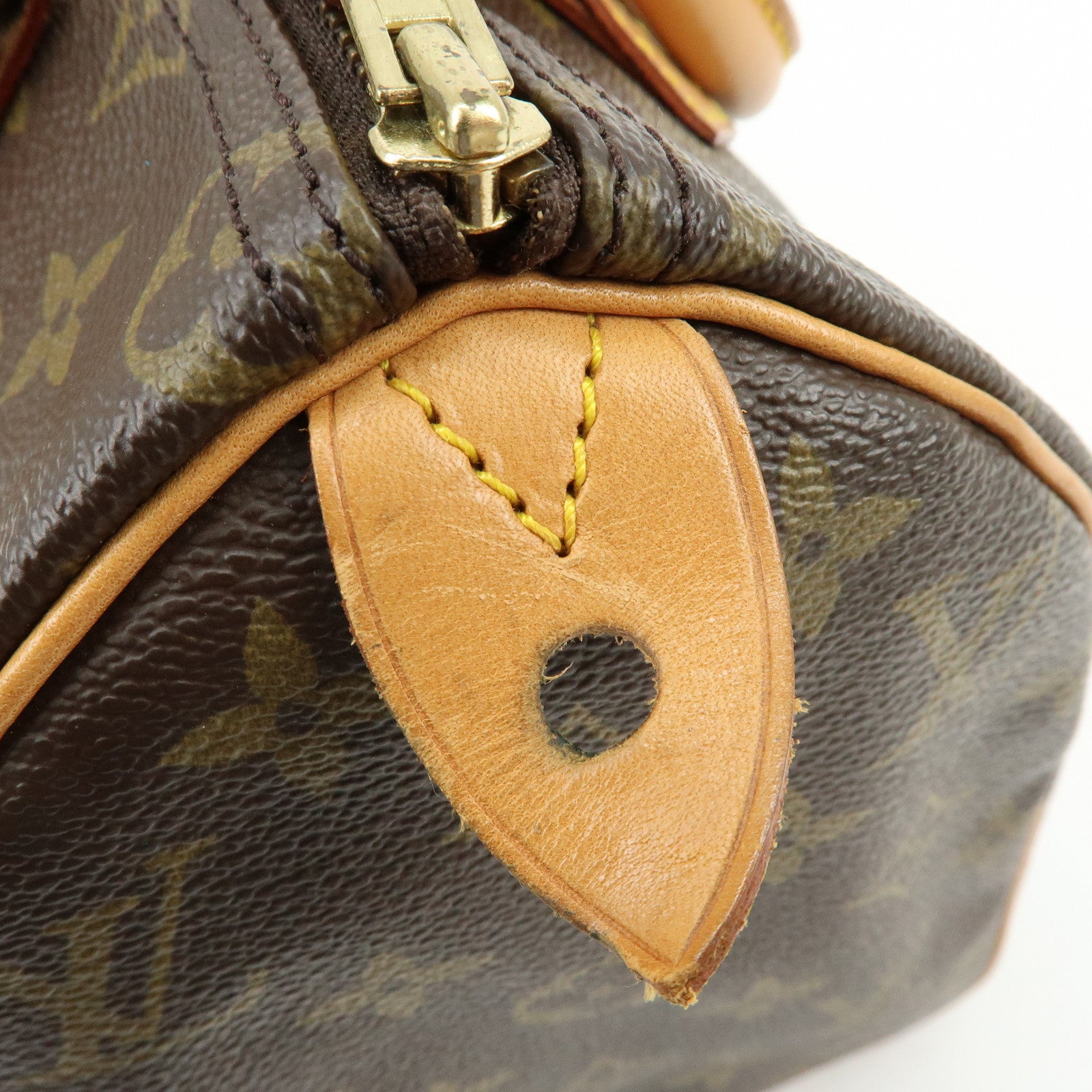 Louis Vuitton Monogram Speedy 25 Boston Bag Hand Bag Brown M41528