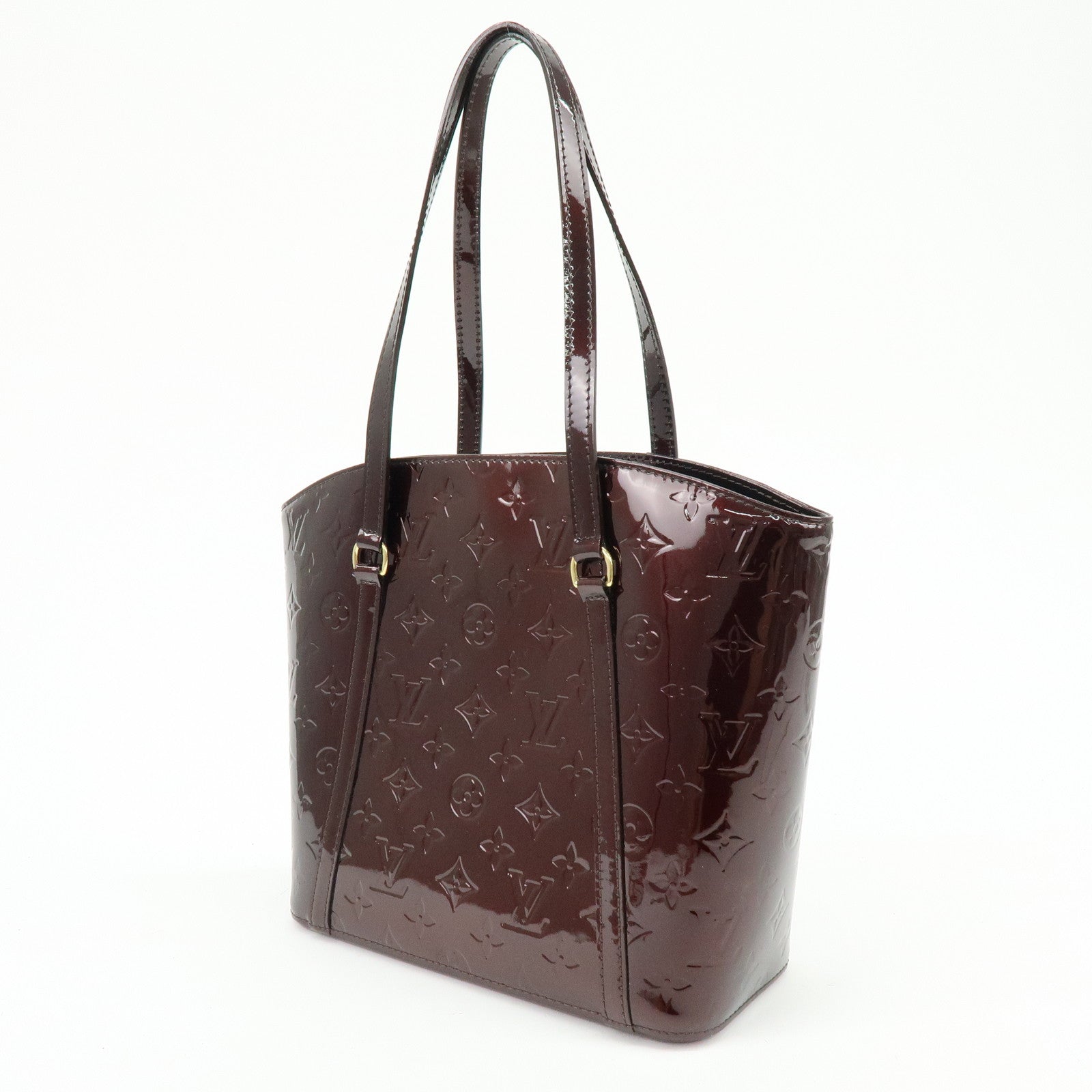 Louis Vuitton Monogram Vernis Avalon MM Tote Bag Amarante M91567