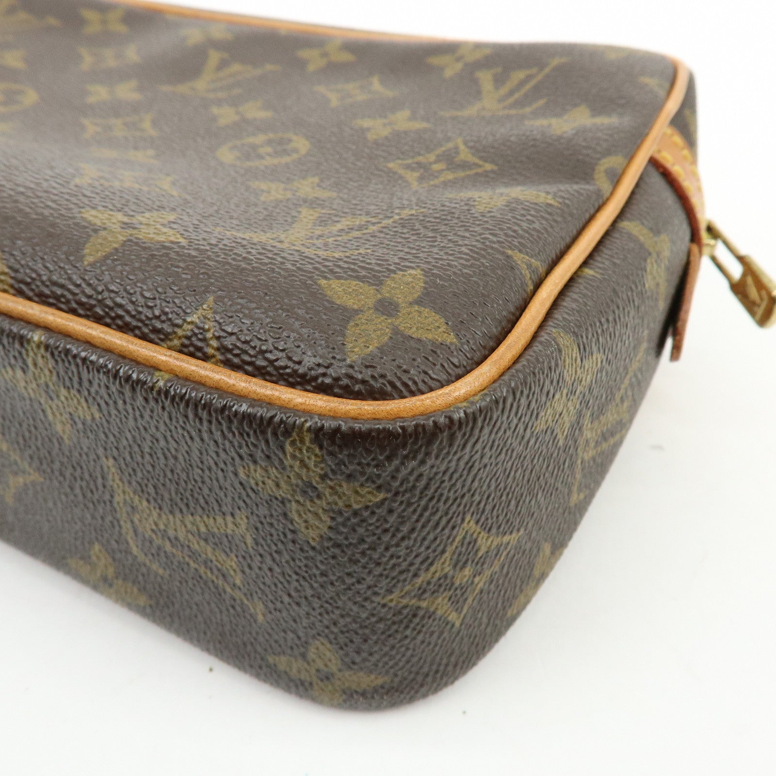 Louis Vuitton Monogram Compiegne 23 Pouch Clutch Bag Brown M51845