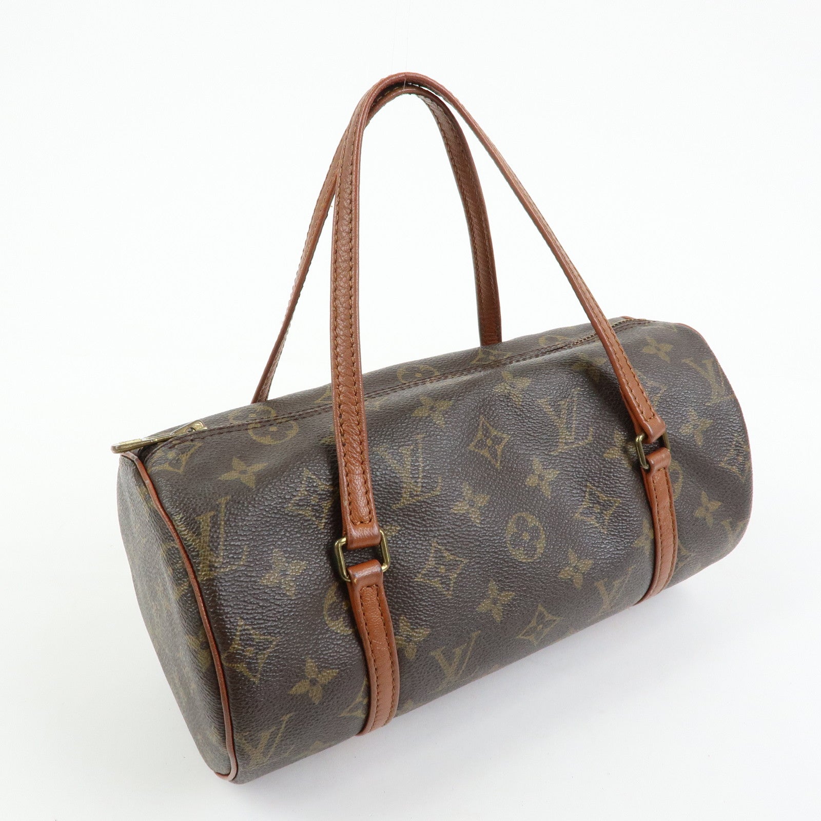 Louis Vuitton Monogram Papillon 26 Hand Bag Brown M51366