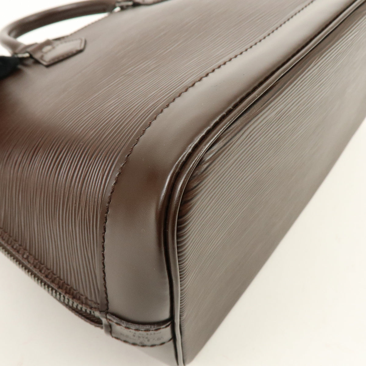 Louis Vuitton Epi Alma Leather Hand Bag Mocha Brown M5214D