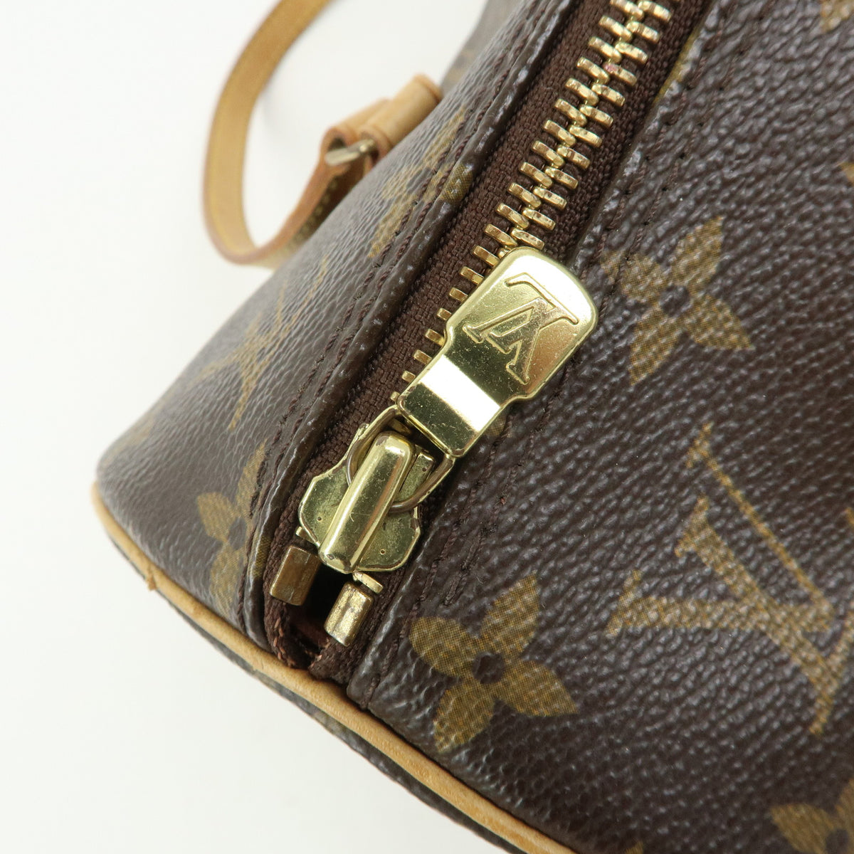 Louis Vuitton Monogram Papillon 30 Hand Bag Brown M51385