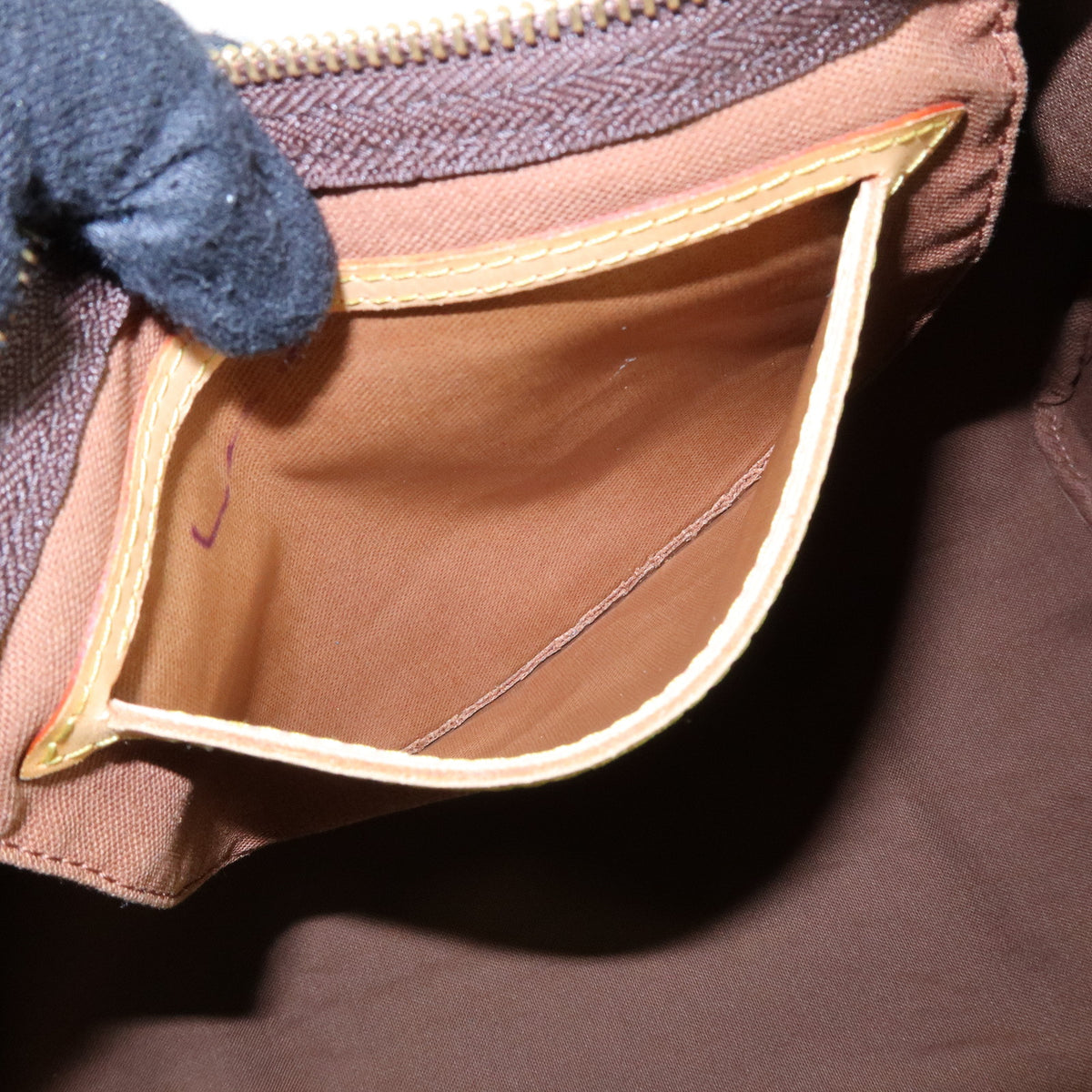 Louis Vuitton Monogram Speedy 40 Hand Bag Boston Bag Brown M41522