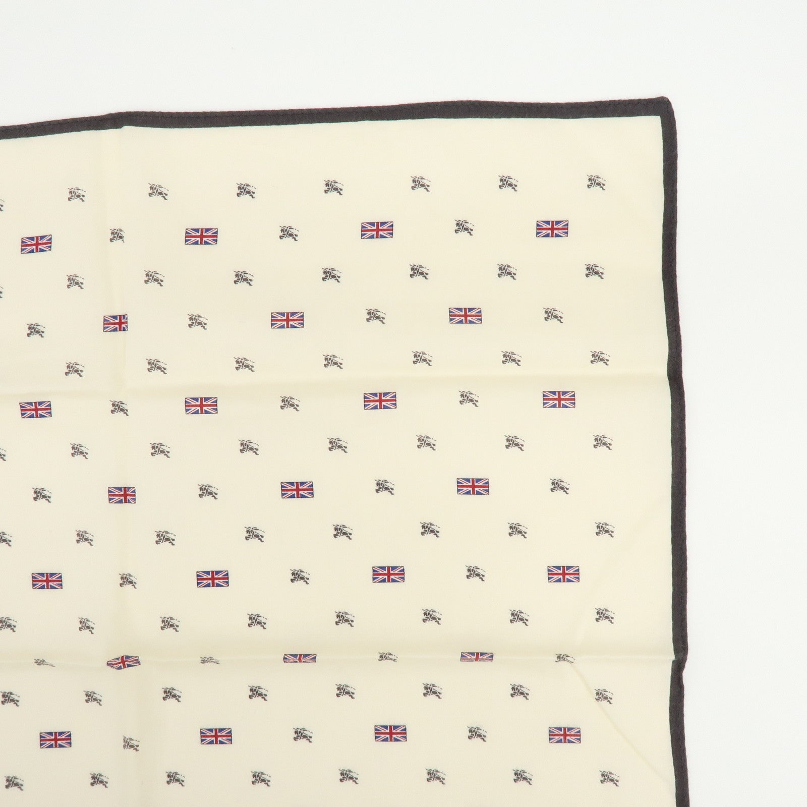 BURBERRY Lot of 3 Silk Cotton Scarf Nova Plaid Navy White Red