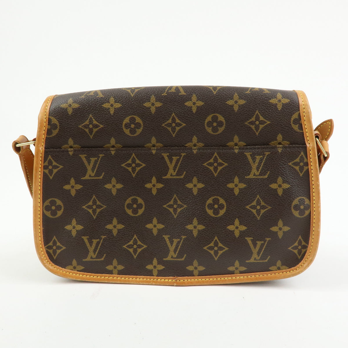 Louis Vuitton Monogram Canvas Sologne Shoulder Bag Brown M42250