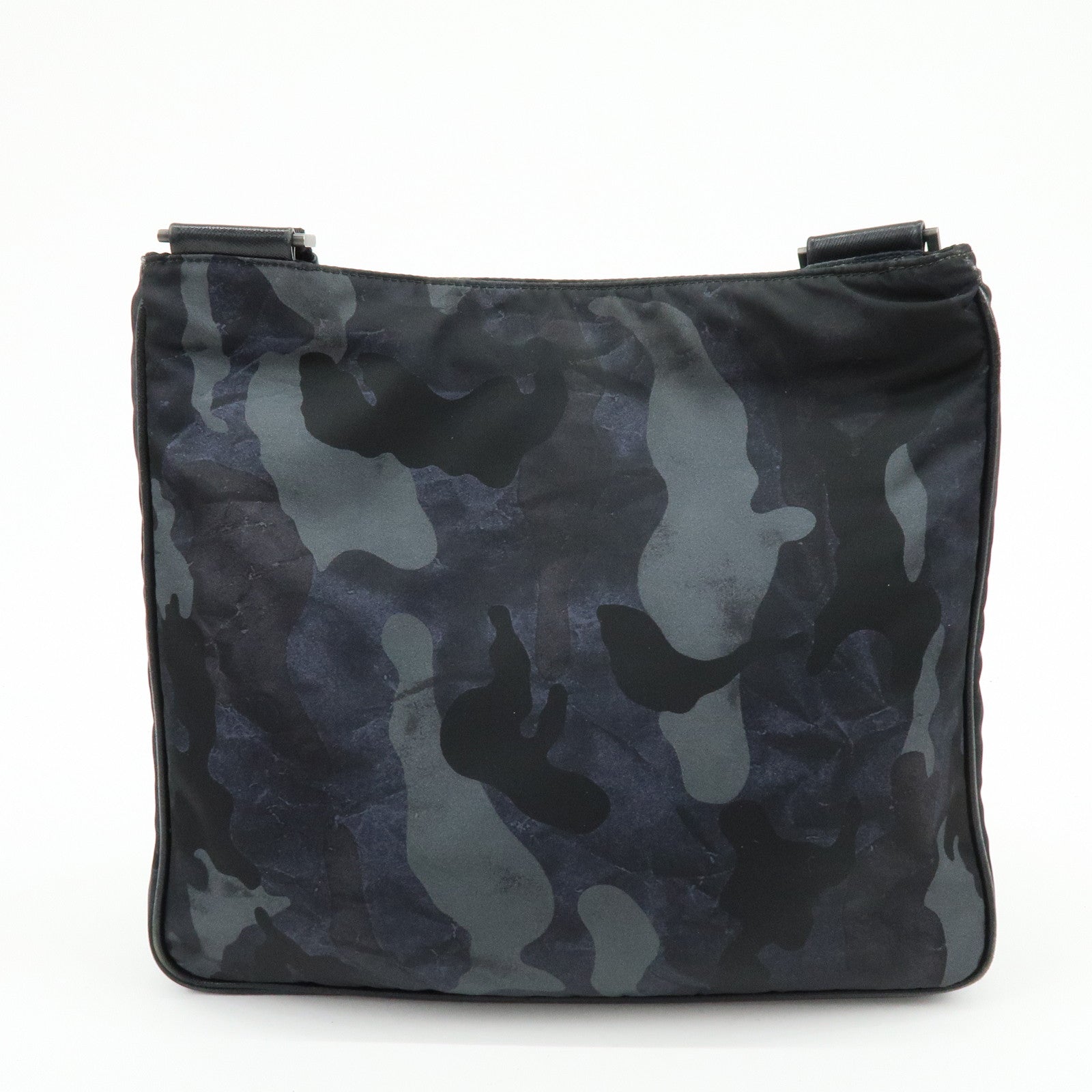 PRADA Triangle Logo Nylon Shoulder Crossbody Bag Cammoflage BR2418