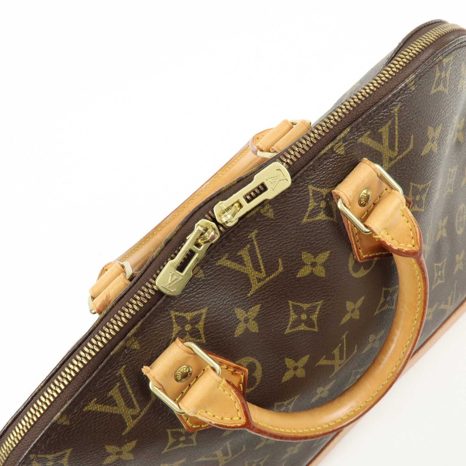 Louis Vuitton Monogram Canvas Alma Hand Bag Brown M51130