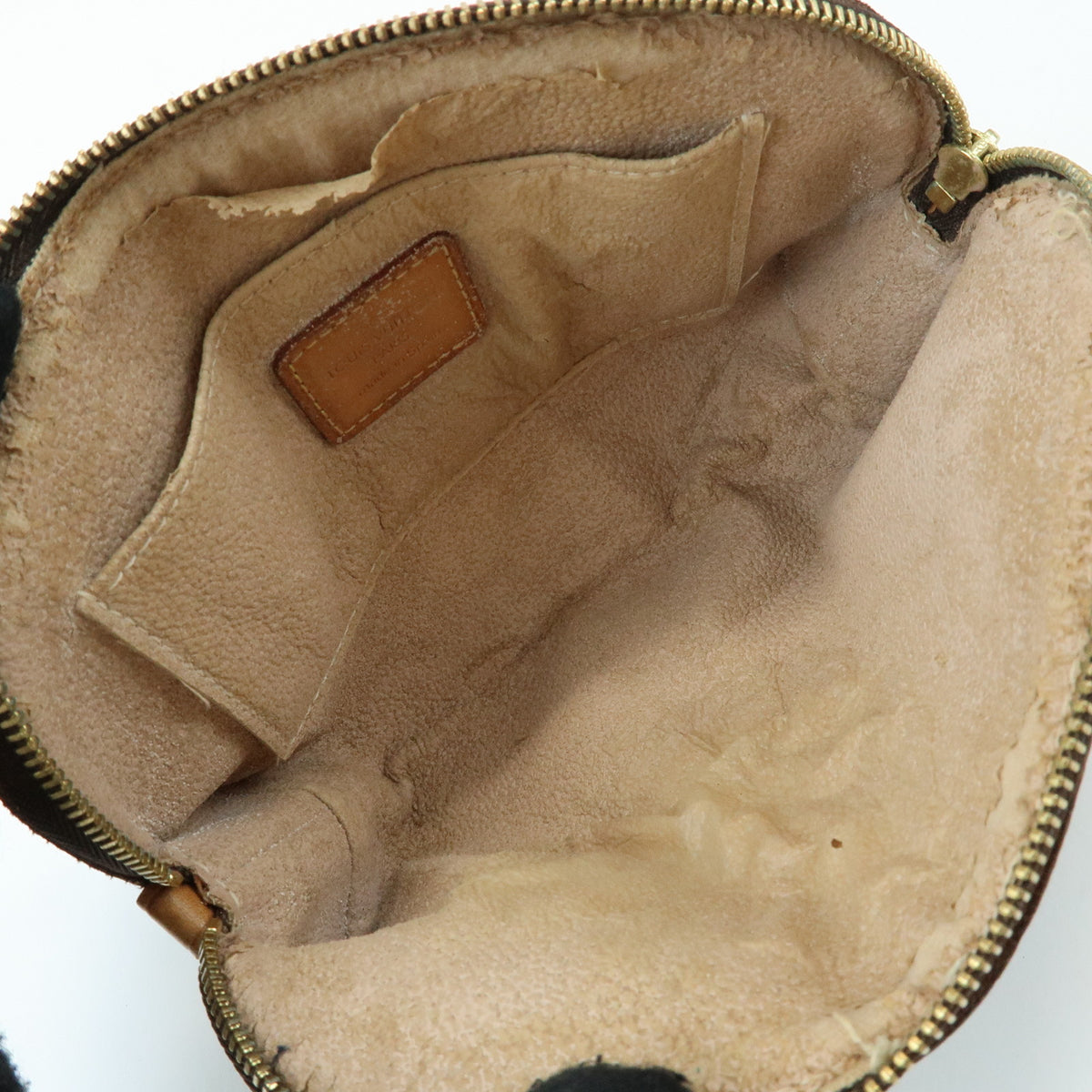 Louis Vuitton Monogram Pochette Cosmetic PM Pouch Brown M47515