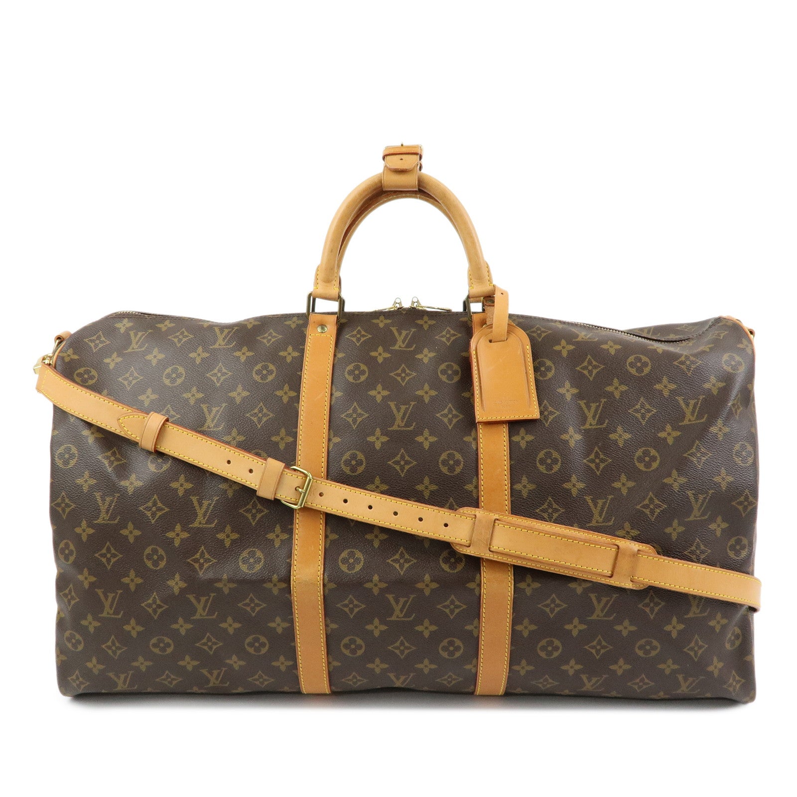 Louis Vuitton Monogram Keep All Bandouliere 60 Boston Bag M41412
