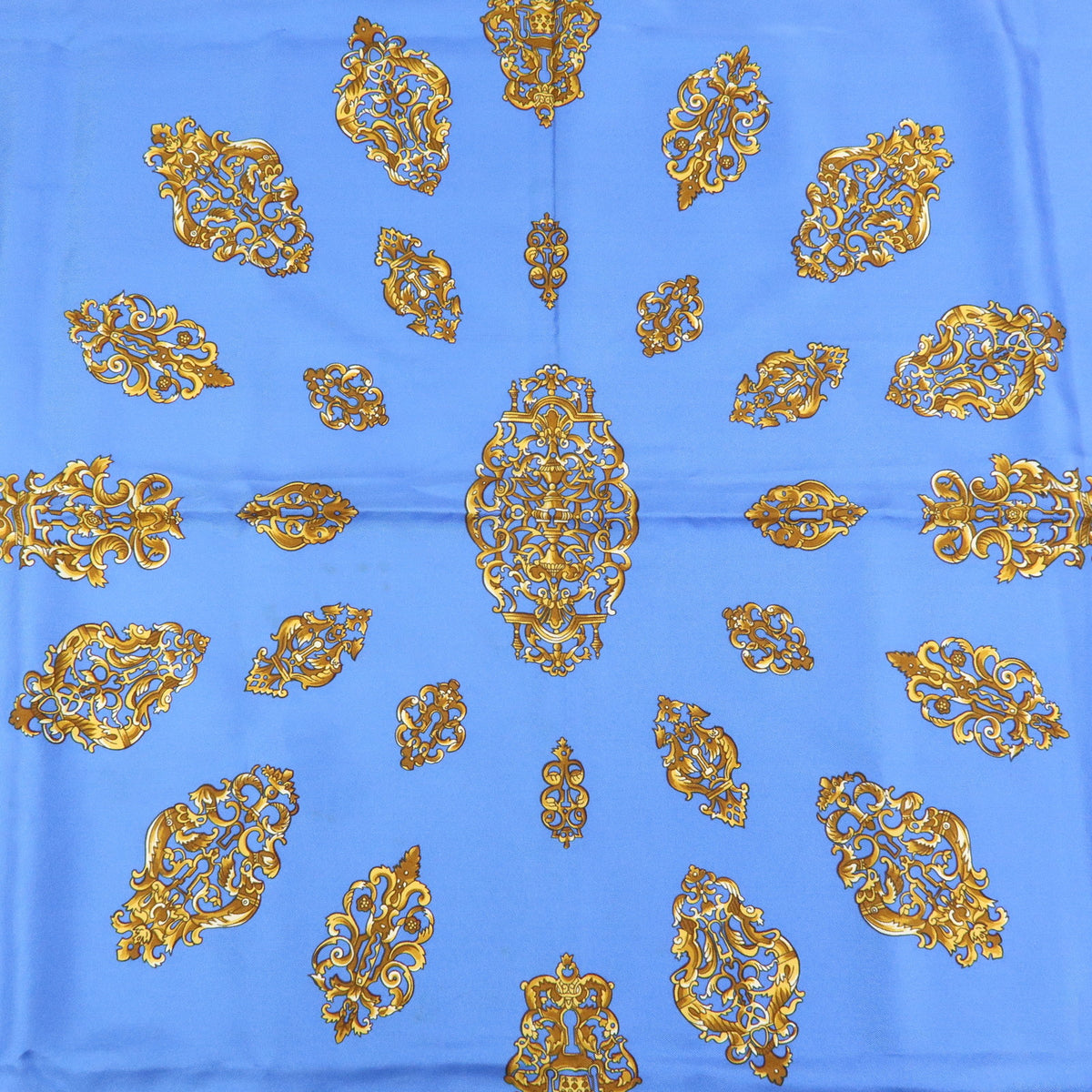 Christian Dior Lot of 2 Silk 100% Scarf Shawl Blue Red