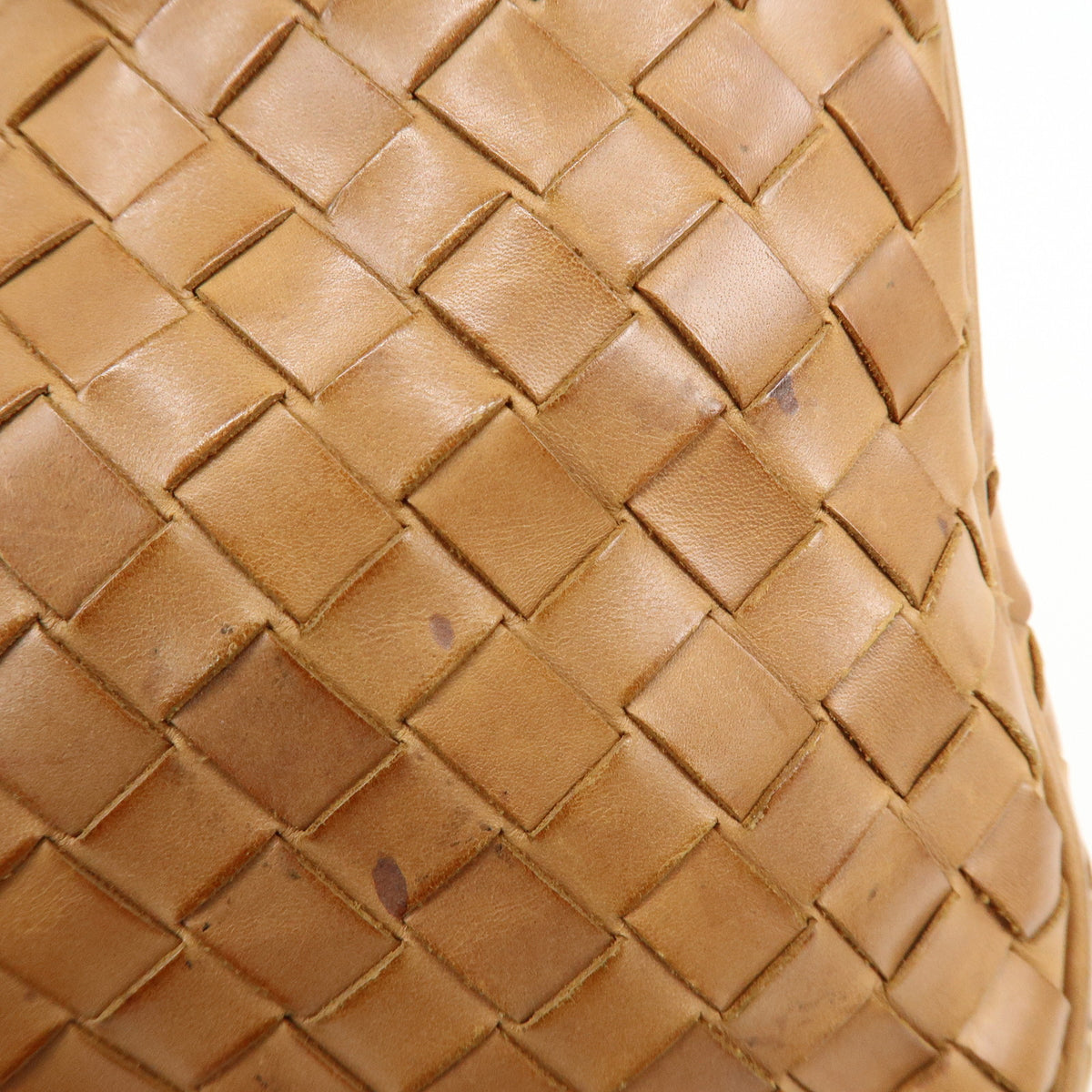BOTTEGA VENETA Intrecciato Leather Tote Bag Brown 10691006161NAT