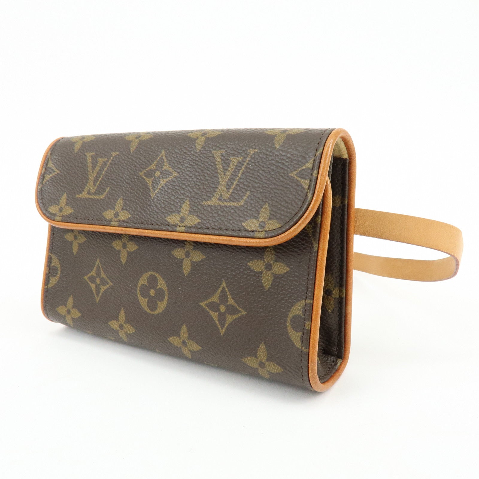 Louis Vuitton Monogram Pochette Florentine Waist Bag Belt XS M51855