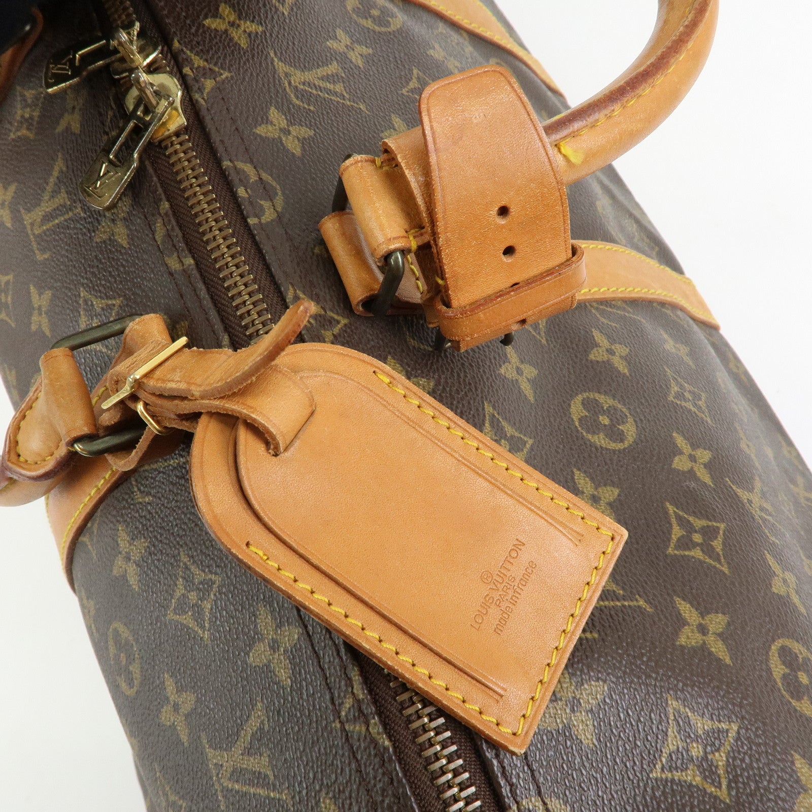 Louis Vuitton Monogram Keep All 55 Boston Bag Brown M41424