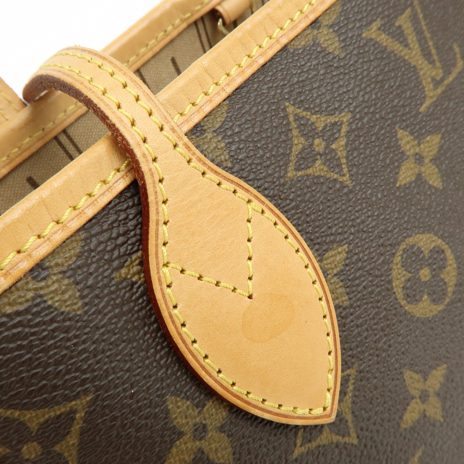 Louis Vuitton Monogram Neverfull PM Tote Bag Hand Bag Brown M40155
