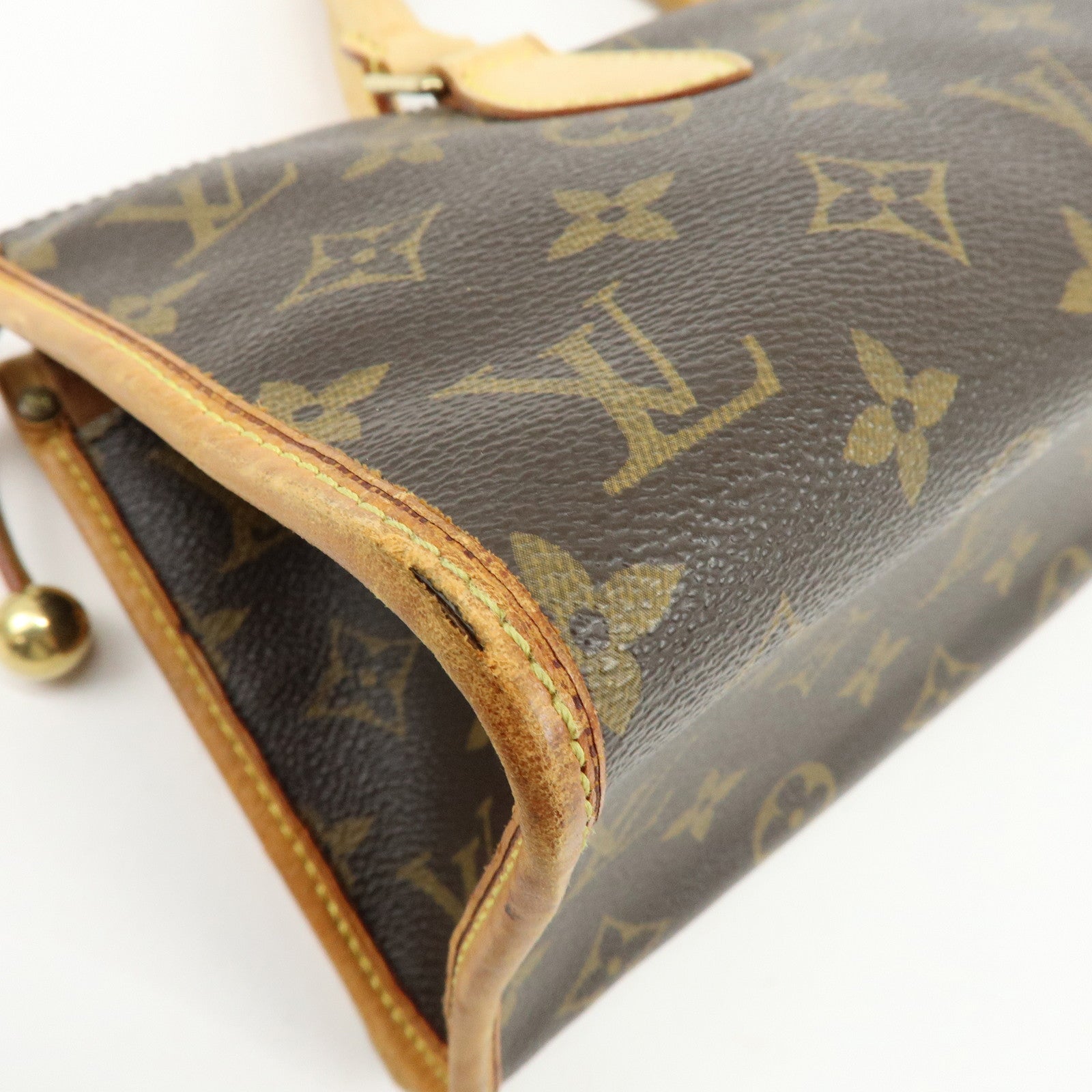 Louis Vuitton Monogram Canvas Popincourt Hand Bag Brown M40009
