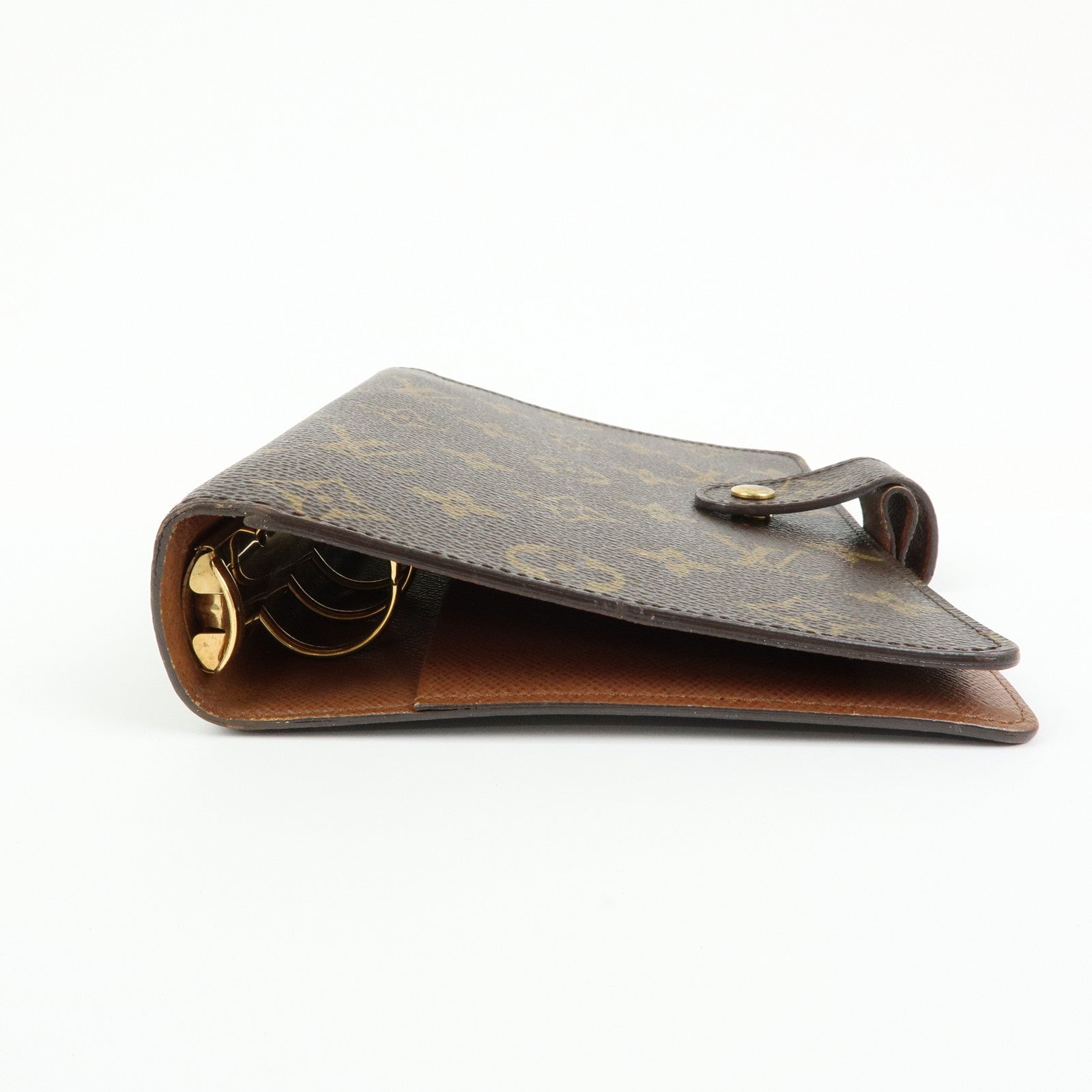 Louis Vuitton Monogram Agenda MM Planner Cover Brown R20004