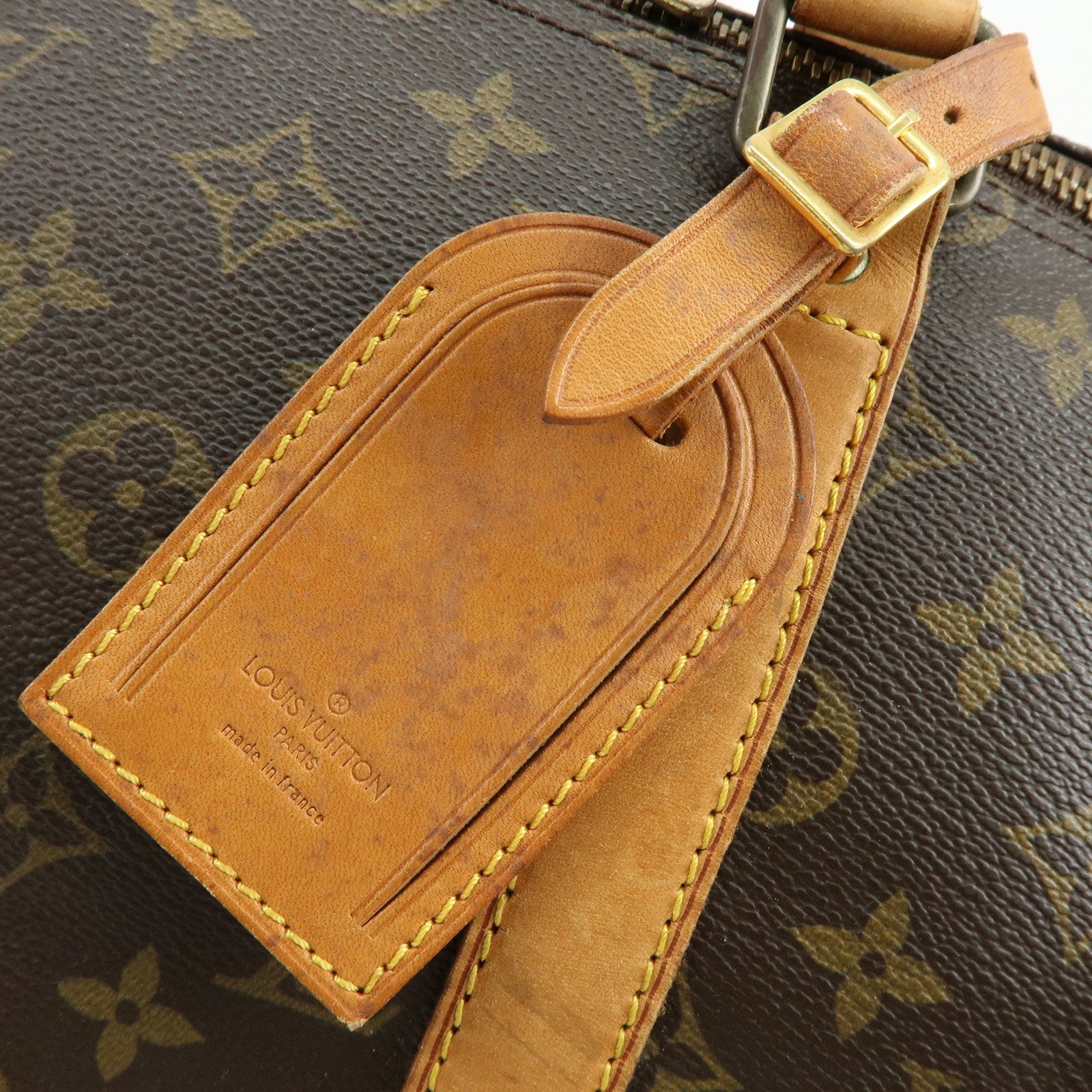 Louis Vuitton Monogram Keep All 50 Boston Bag Hand Bag Brown M41426