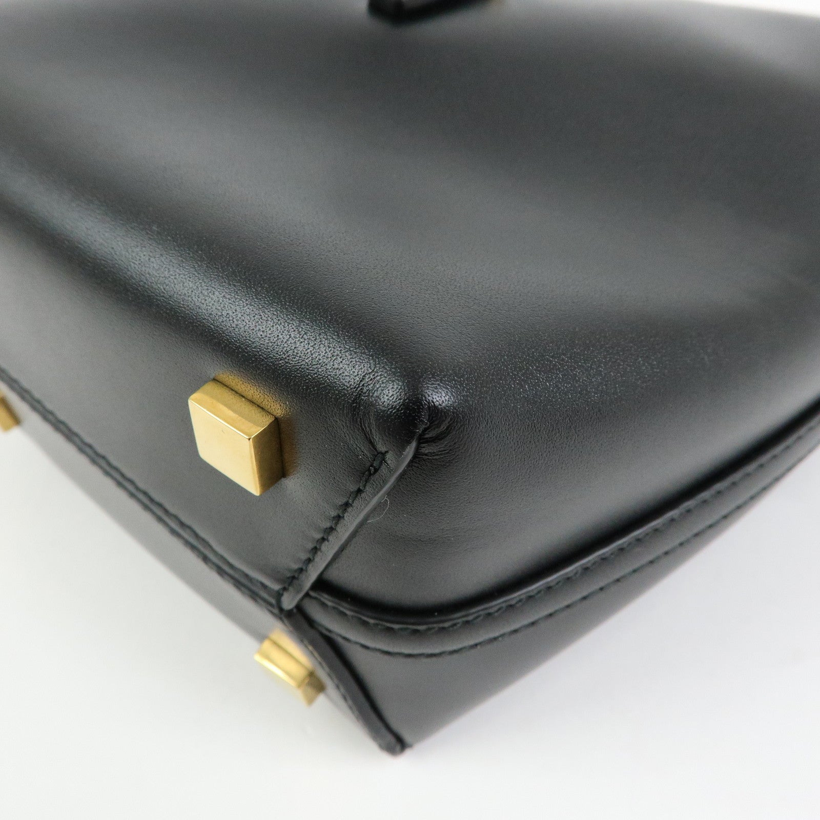 SAINT LAURENT PARIS Cassandra LE 37 Calf Leather 2WAY Mini Bucket Bag