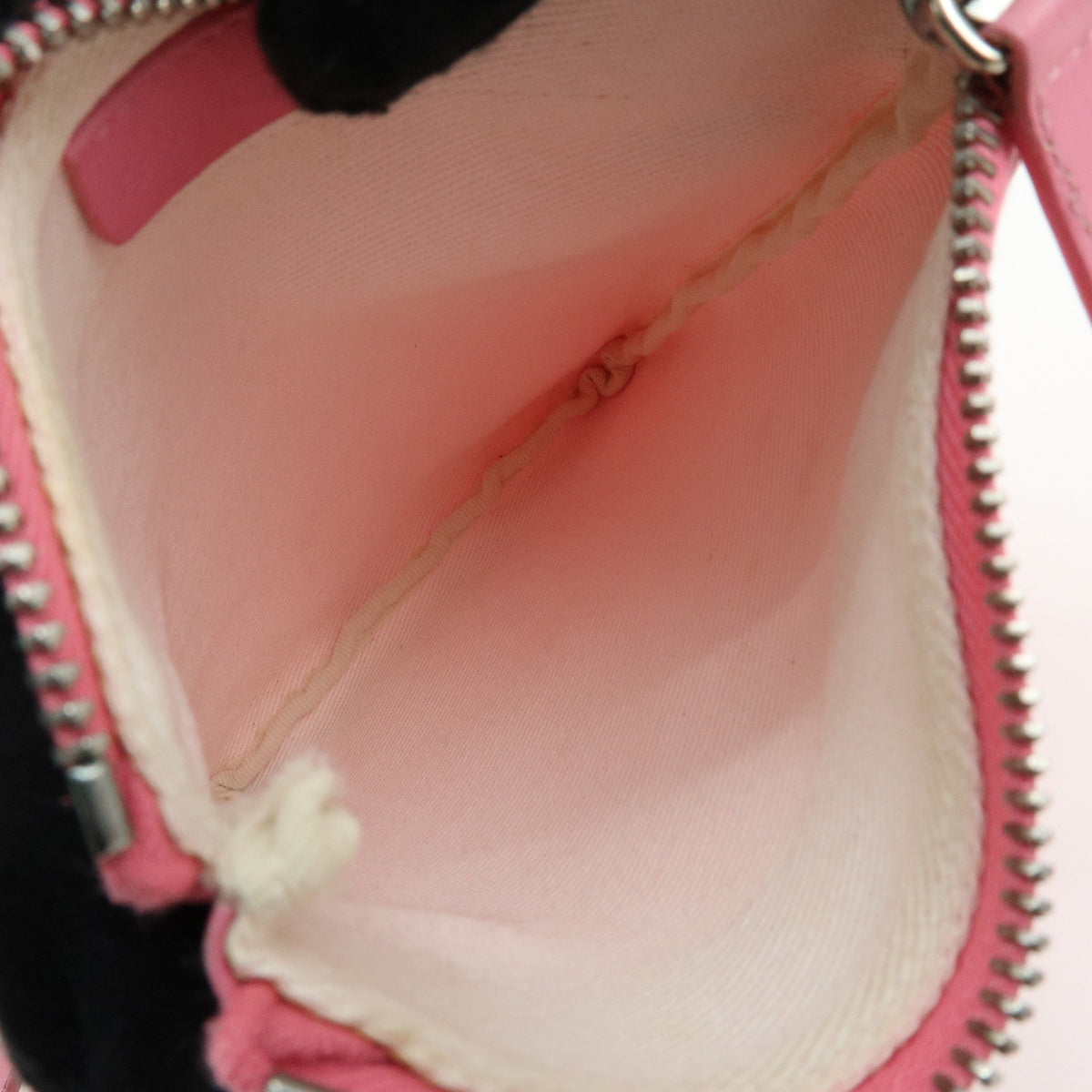 BVLGARI Logomania Canvas Leather Shoulder Bag Crossbody Bag Pink