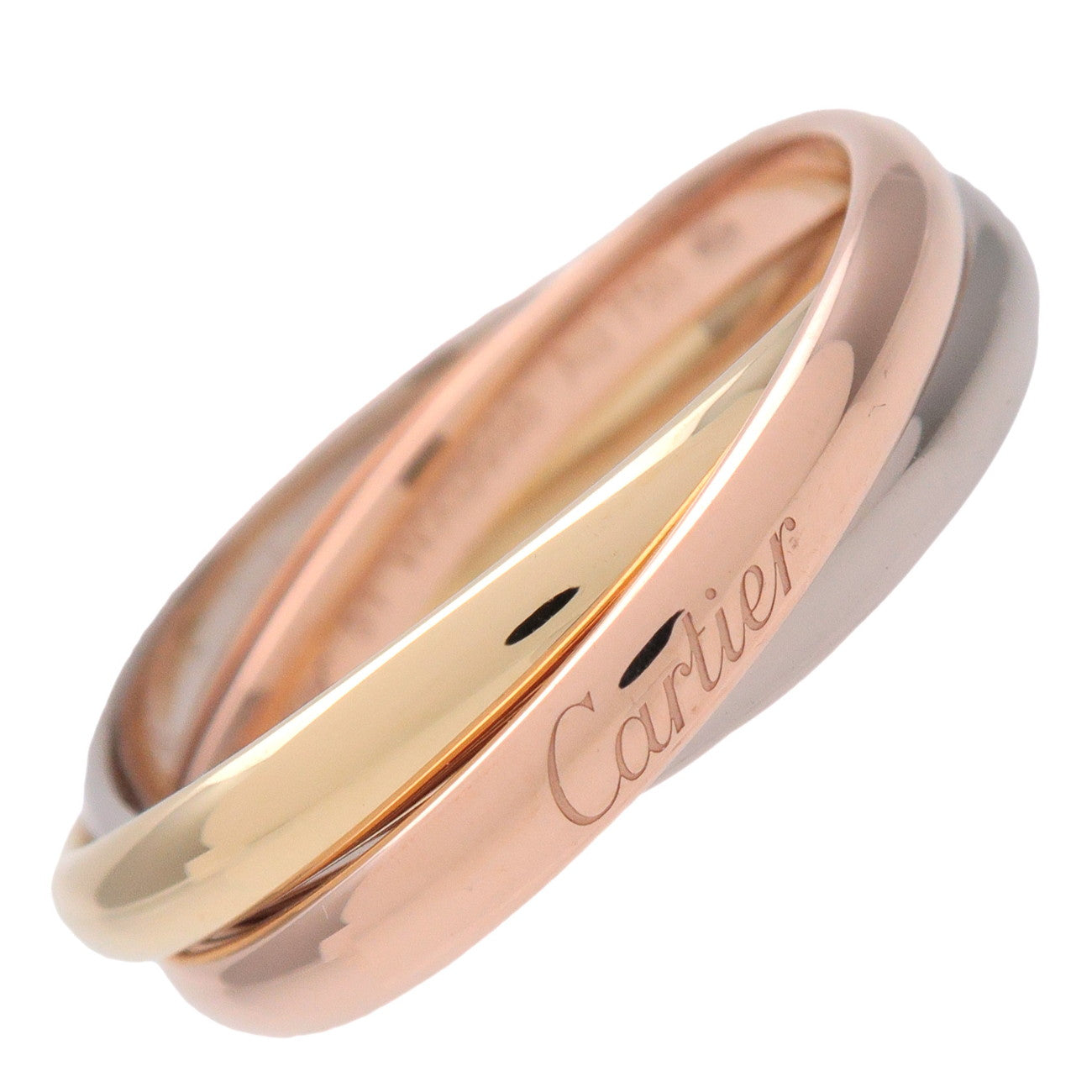 Cartier Trinity Ring SM K18 750YG/WG/PG Gold #51 US5.5 EU51 HK12.5