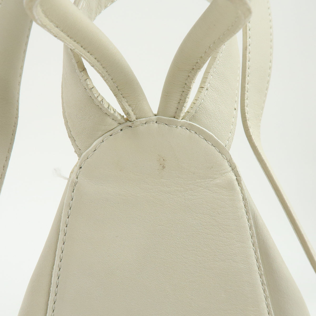LOEWE Anton Leather Backpack Rucksack Ivory