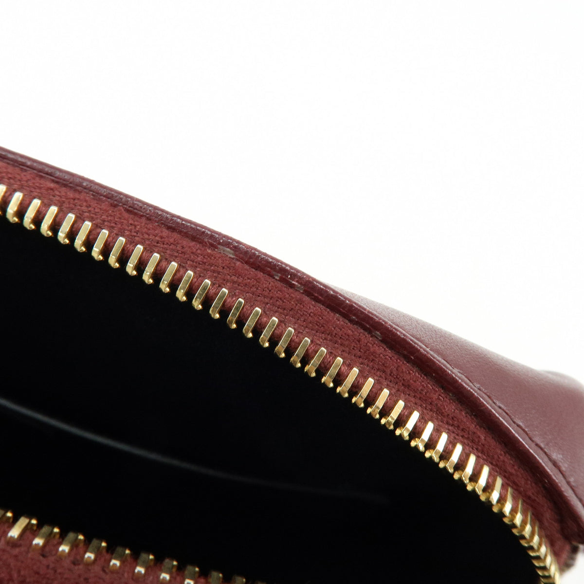 SAINT LAURENT PARIS Baby Duffle Leather 2WAY Bag Shoulder Bag Wine Red
